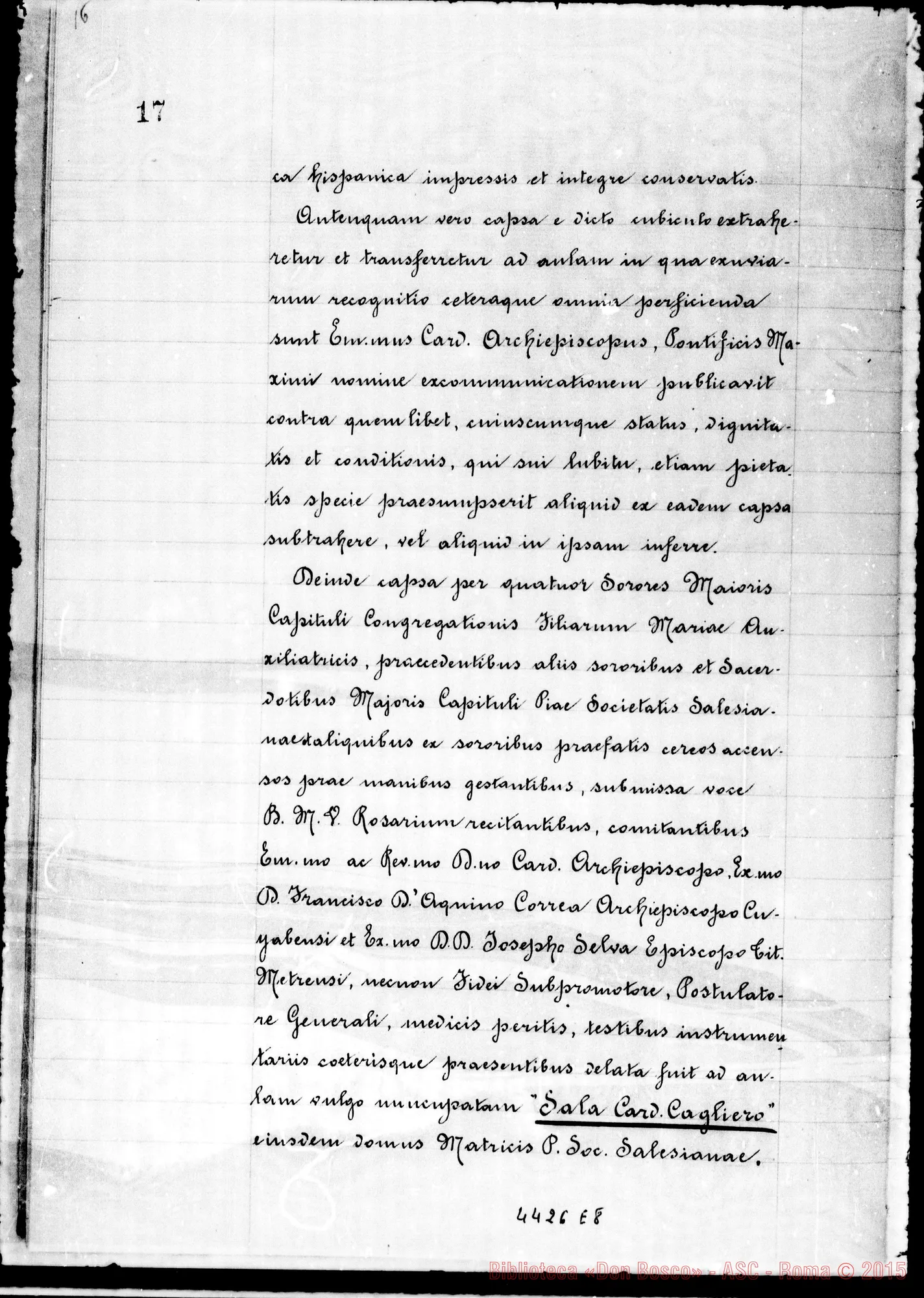 Fotogramma E 8 — Aquen: Beatificationis et Canonizationis Ven. Servae Dei Mariae Dominicae Mazzarello.