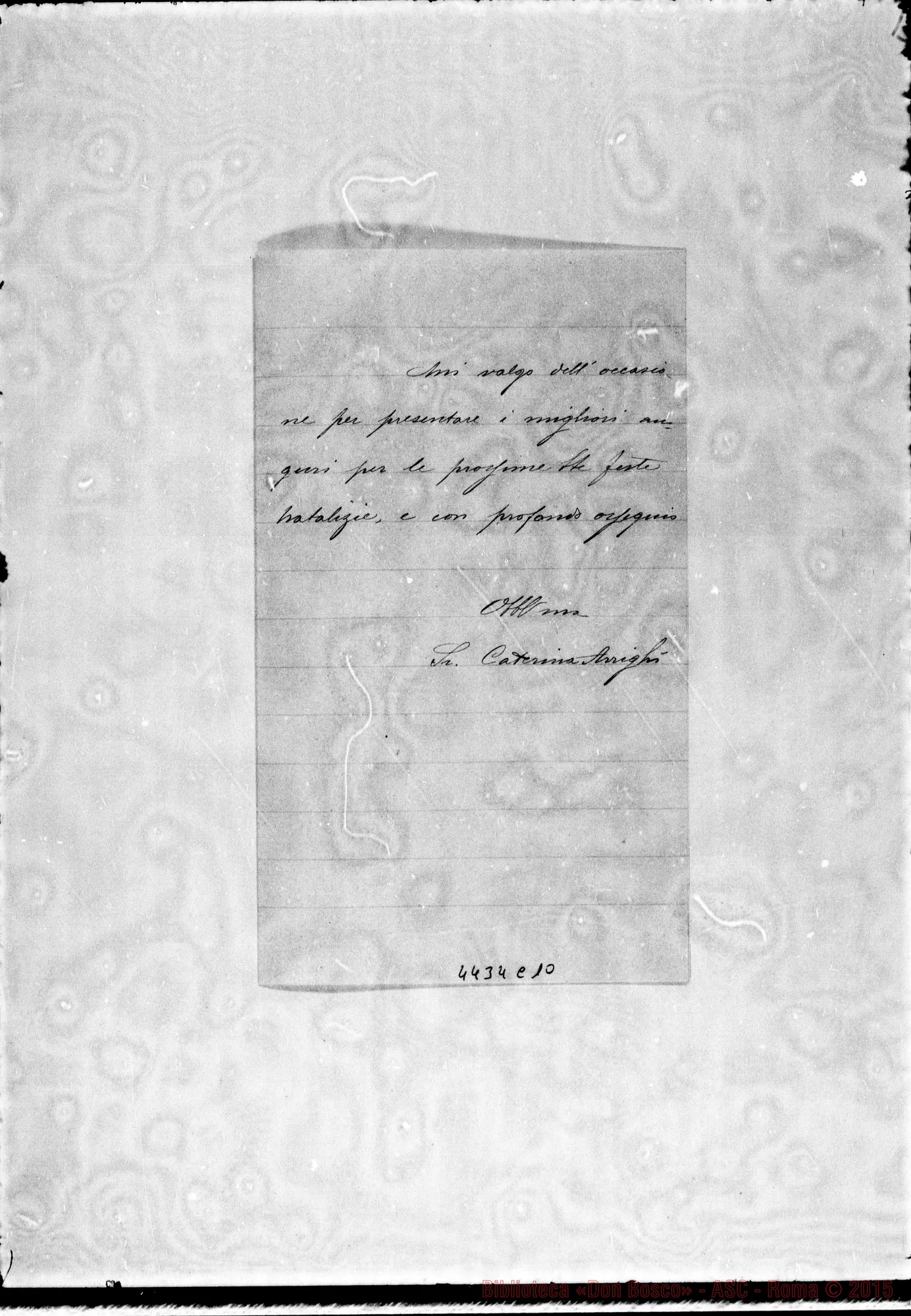 Fotogramma C 10 — Madre Arrighi-Don Maccono. Torino, 13-12-1934