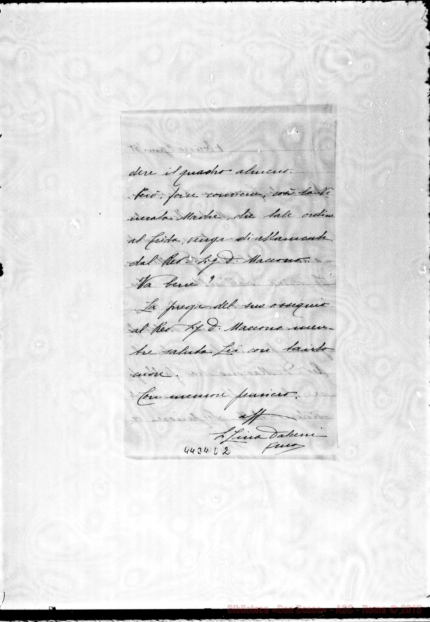 Fotogramma D 2 — Suor Dalcerri Lina-Suor Ardissone. Torino, 2-01-1935
