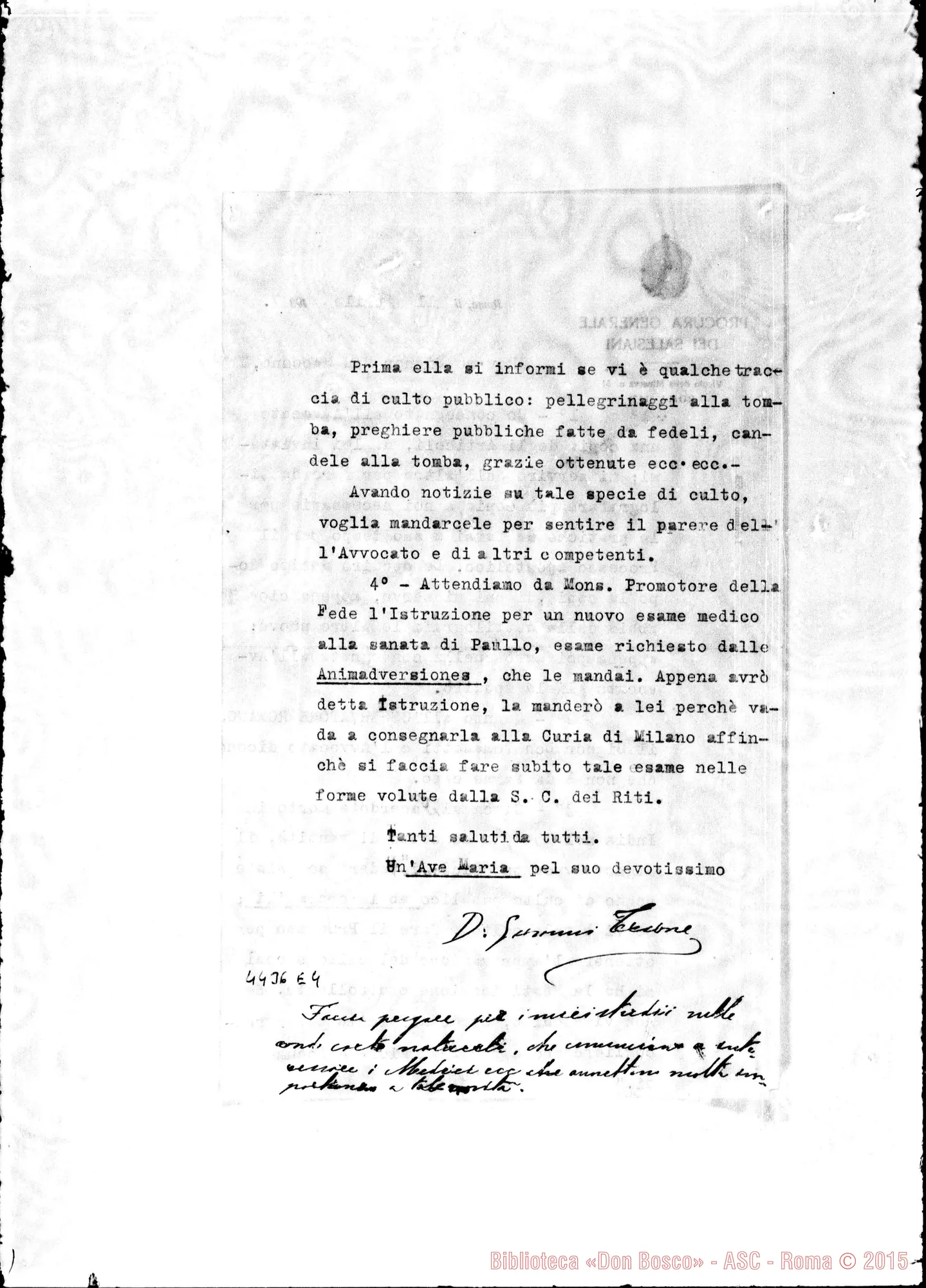 Fotogramma E 4 — Don Trione Giovanni-Don Maccono. Roma, 11-04-1937