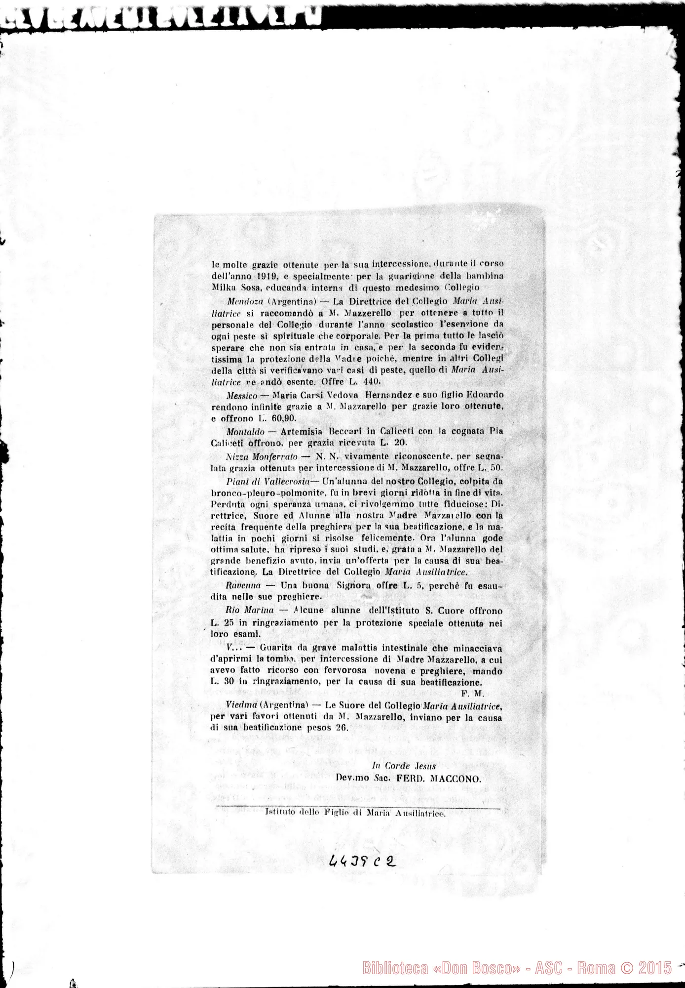 Fotogramma C 2