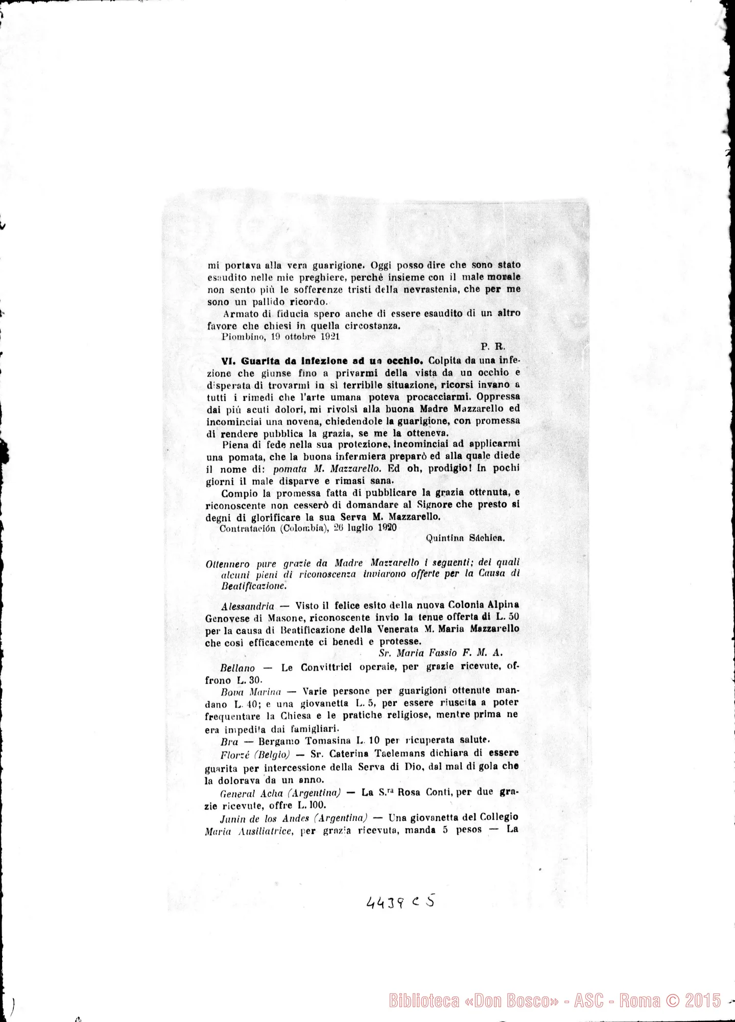 Fotogramma C 5
