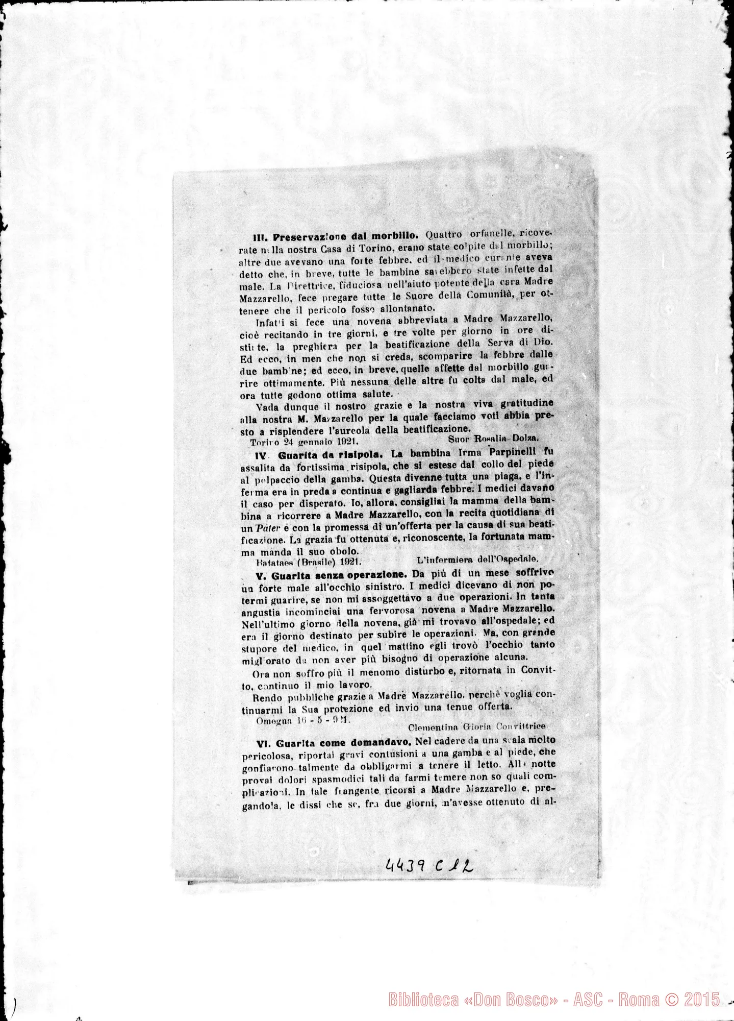Fotogramma C 12