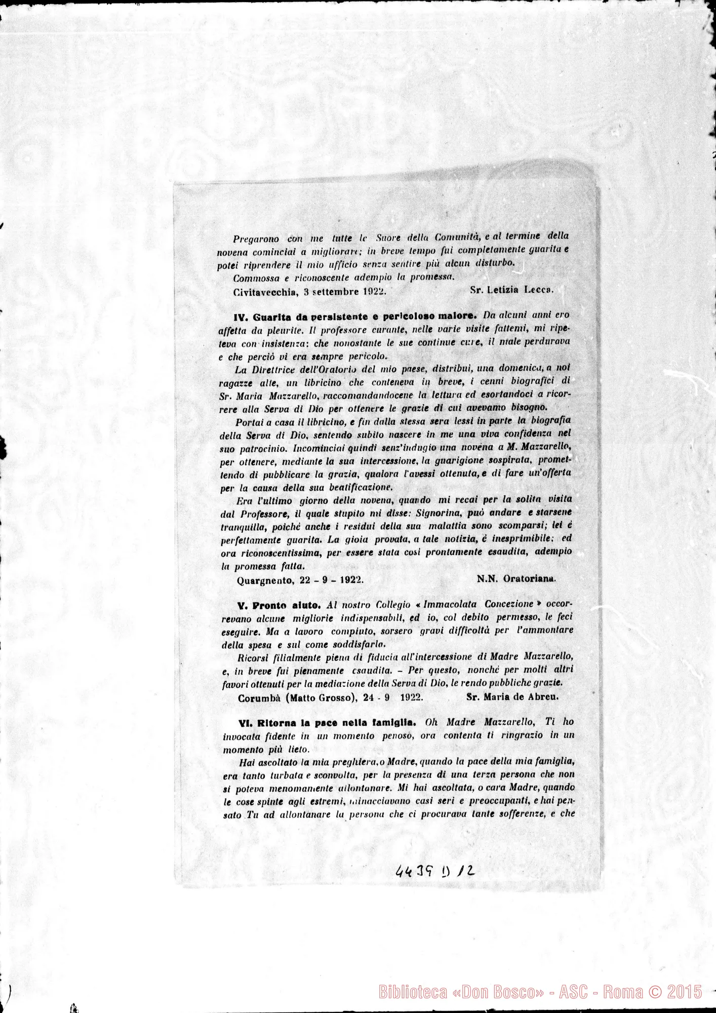 Fotogramma D 12