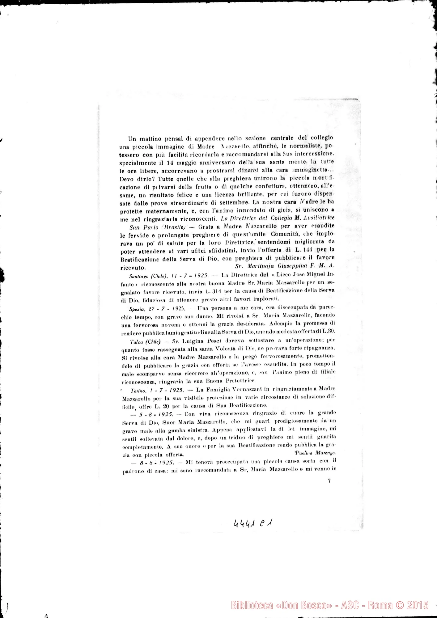 Fotogramma C 1