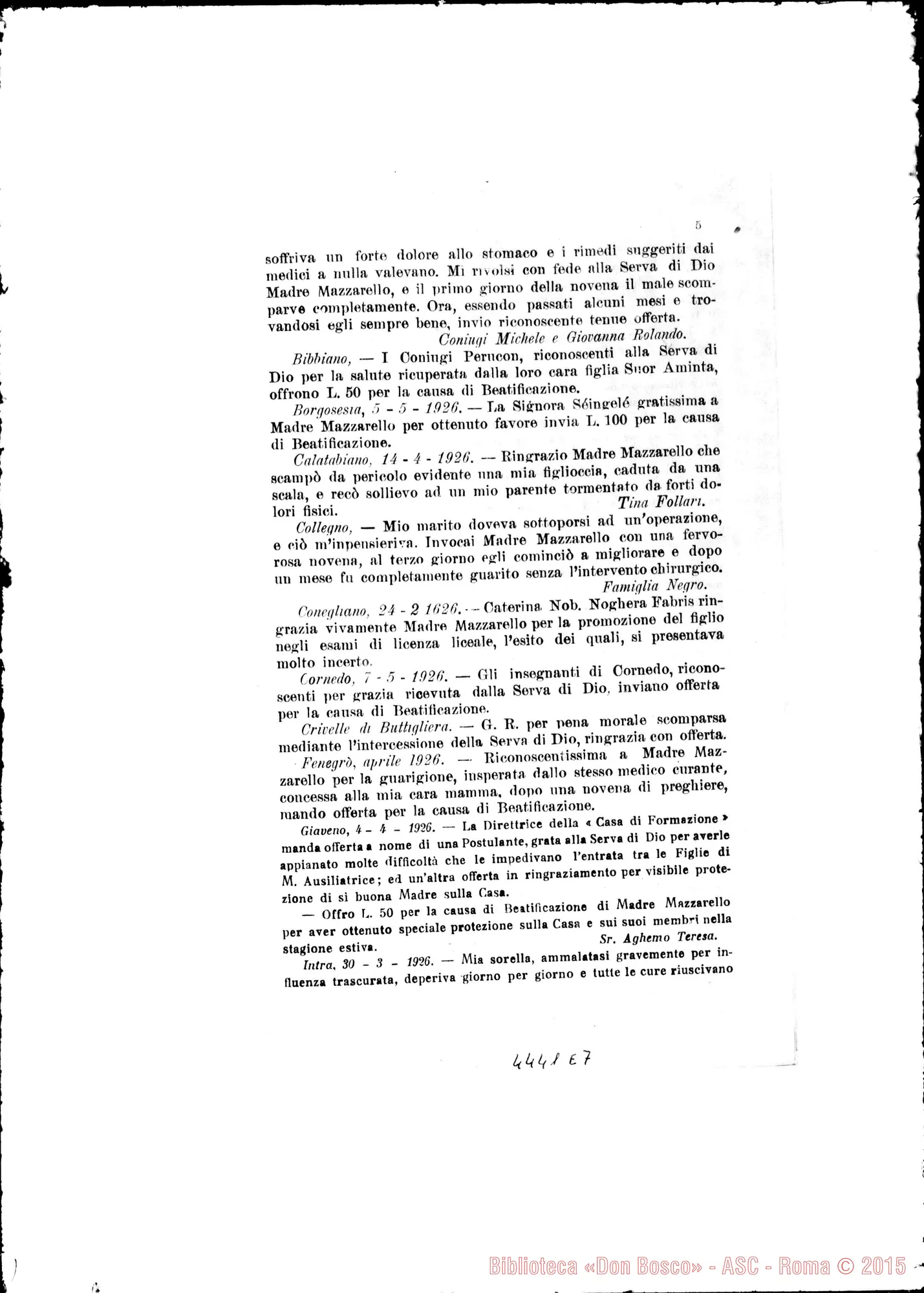 Fotogramma E 7