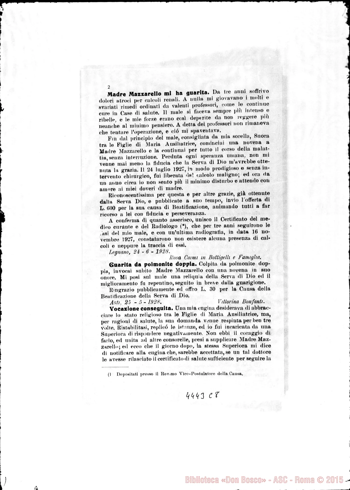Fotogramma C 8