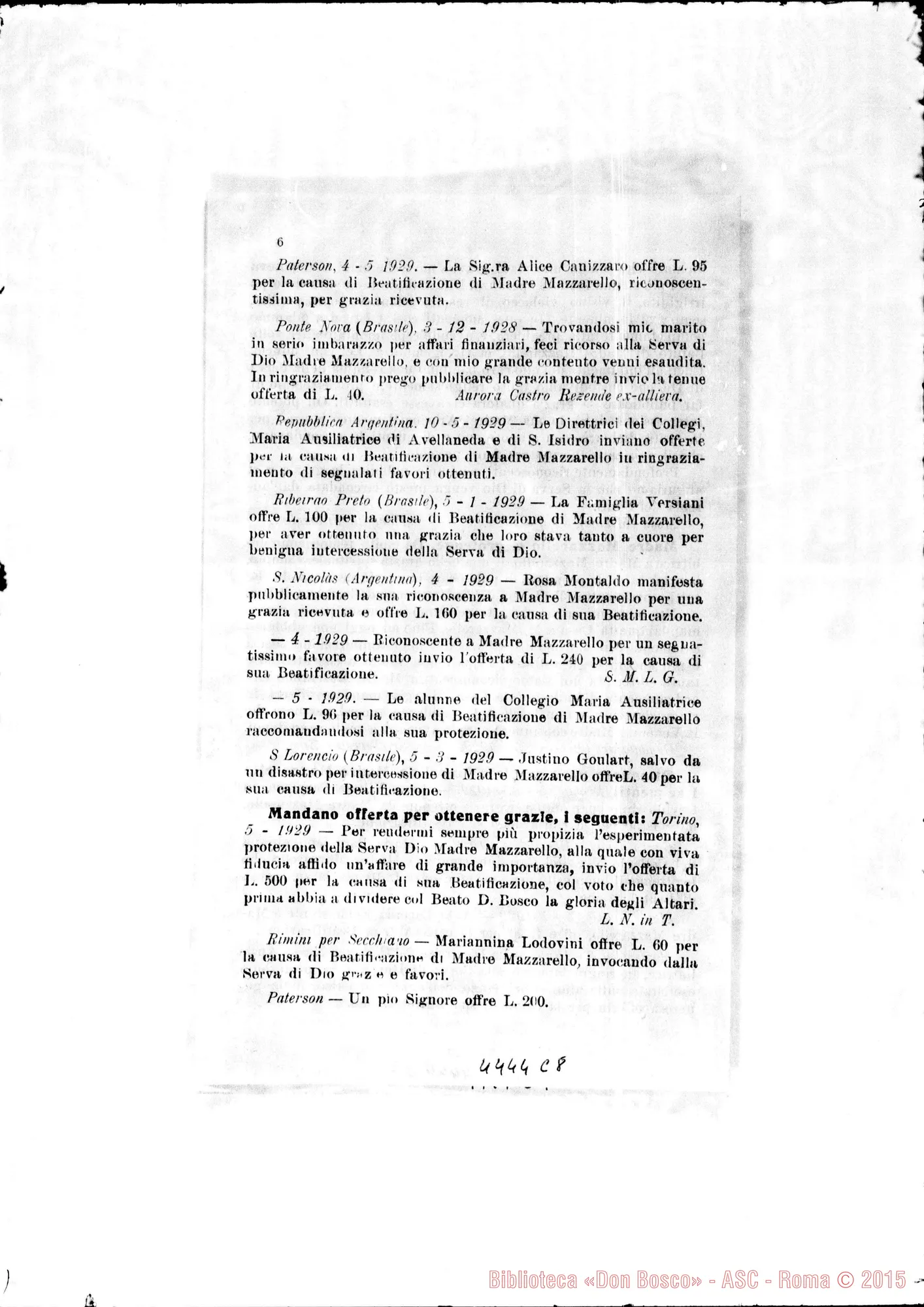 Fotogramma C 8