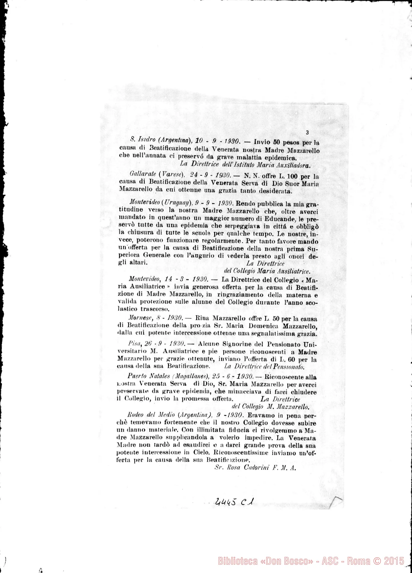 Fotogramma C 1