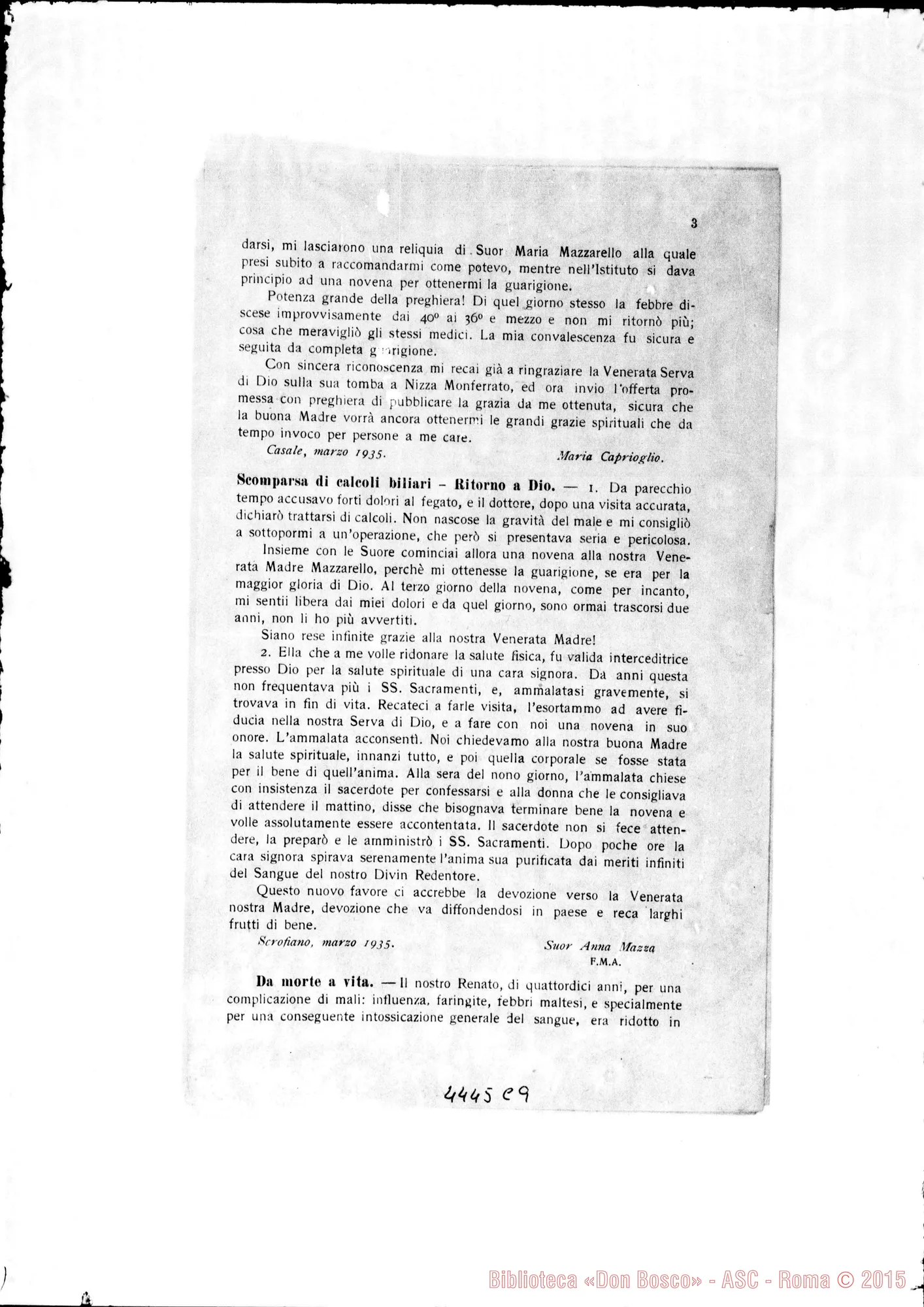 Fotogramma C 9