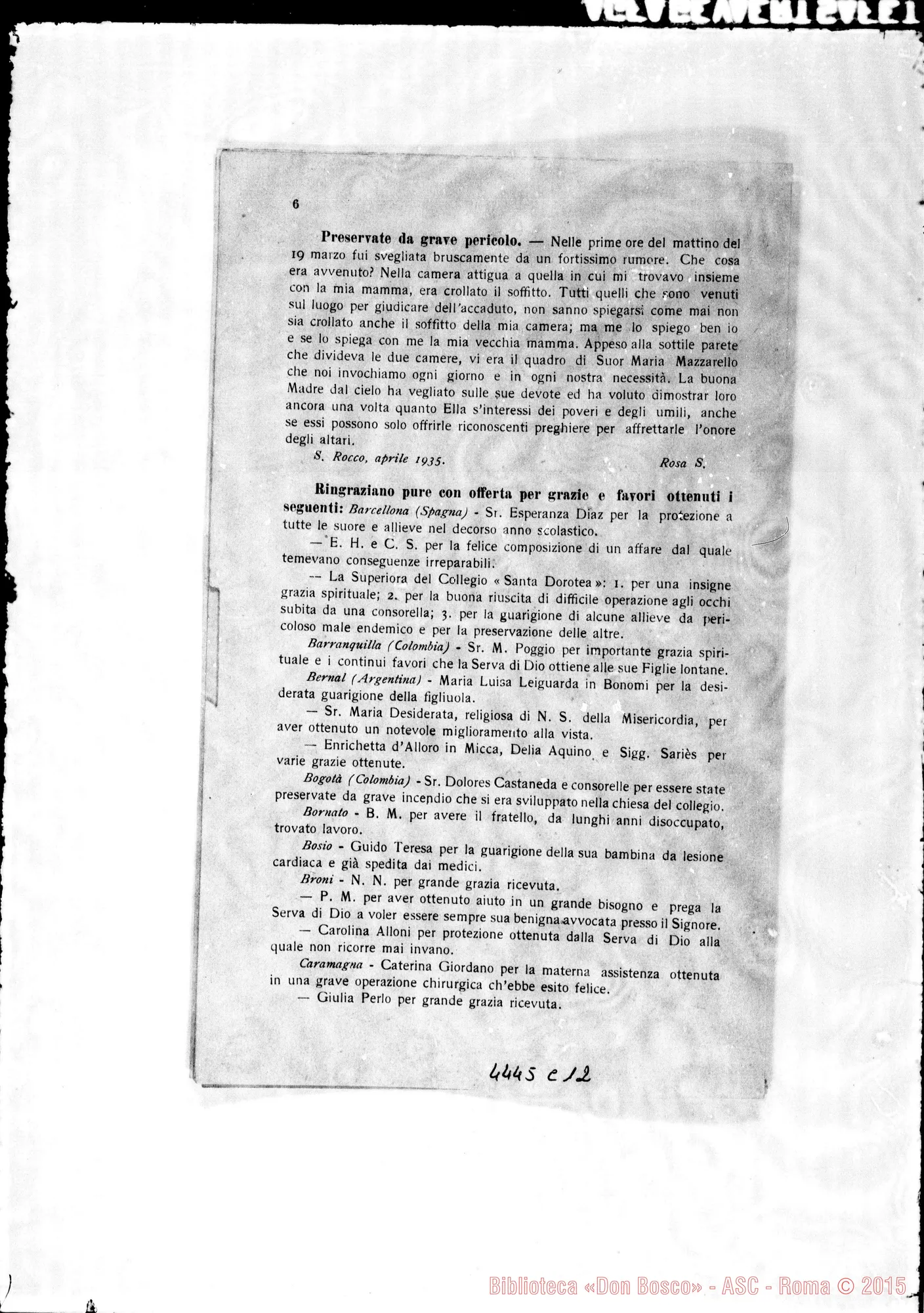 Fotogramma C 12