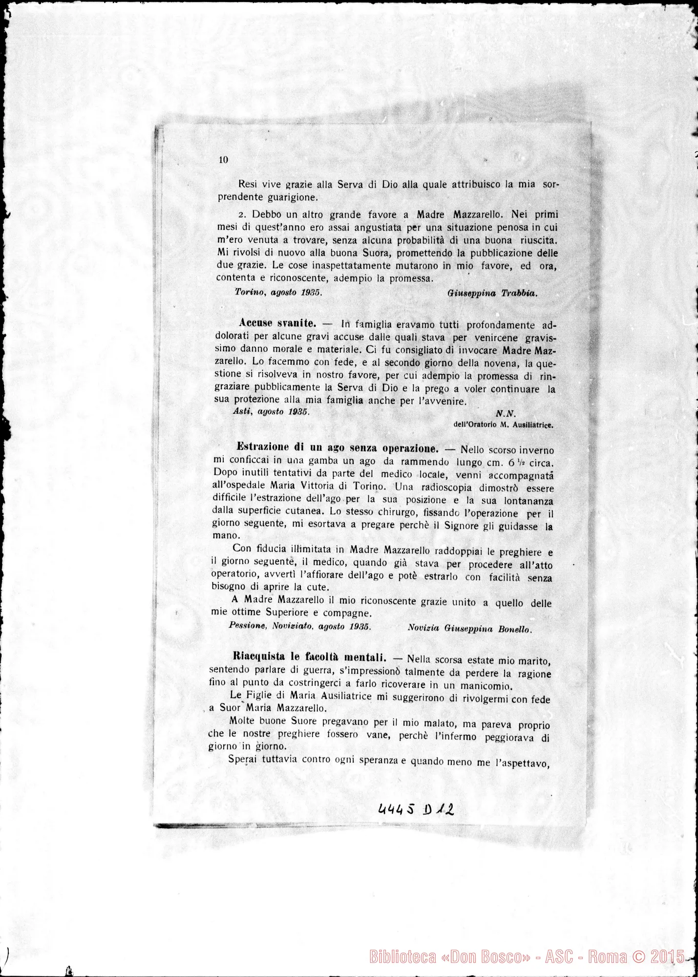 Fotogramma D 12