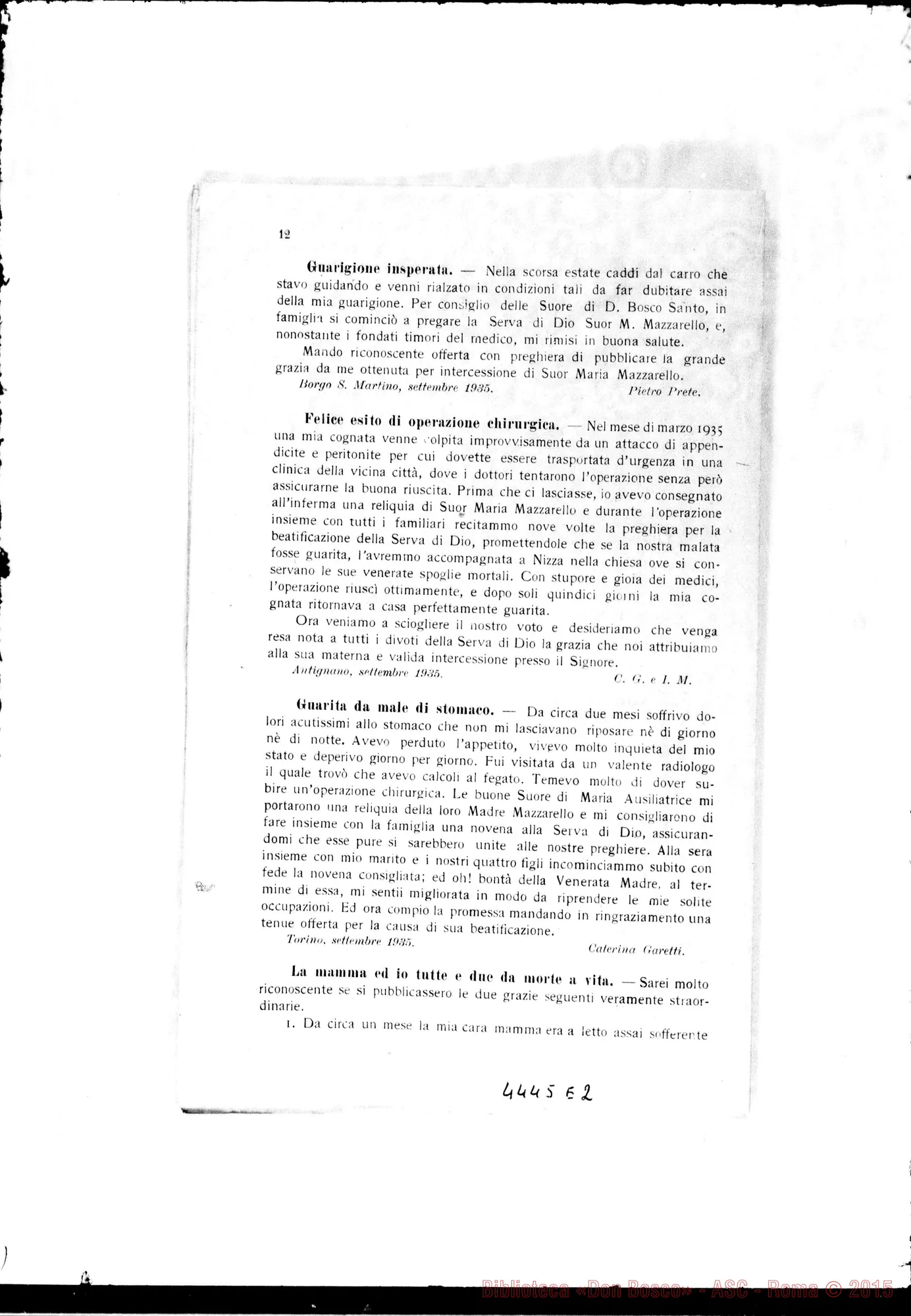 Fotogramma E 2