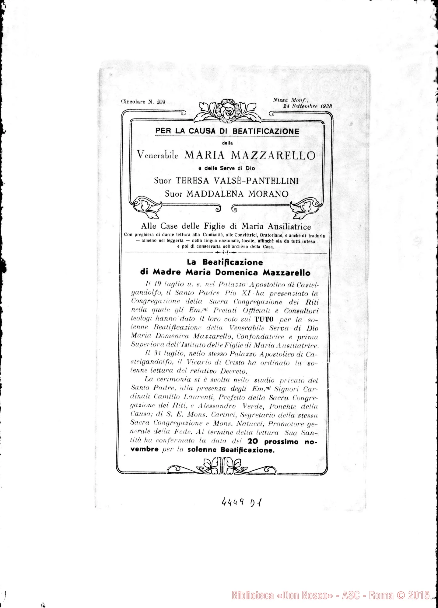 Fotogramma D 1