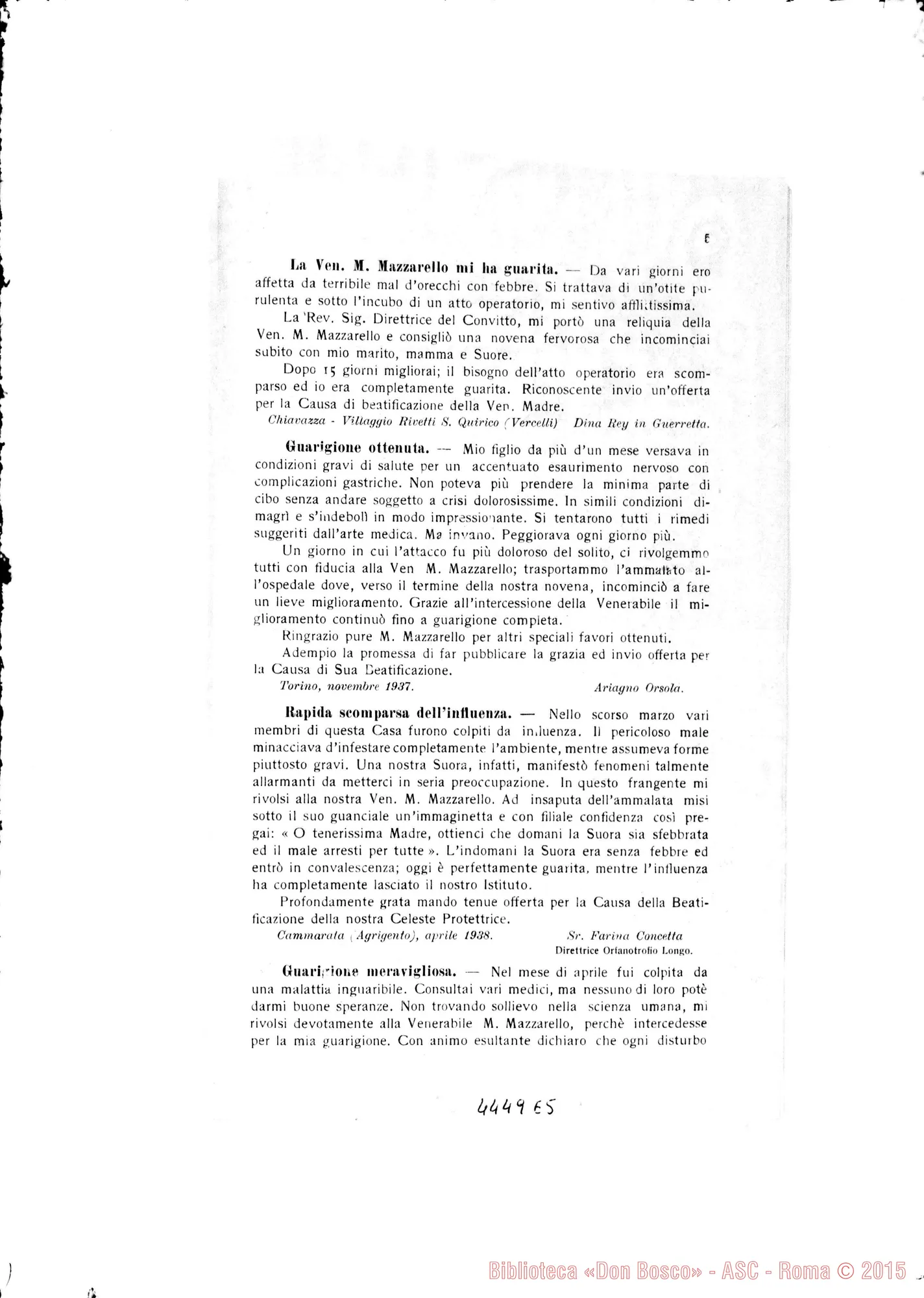 Fotogramma E 5