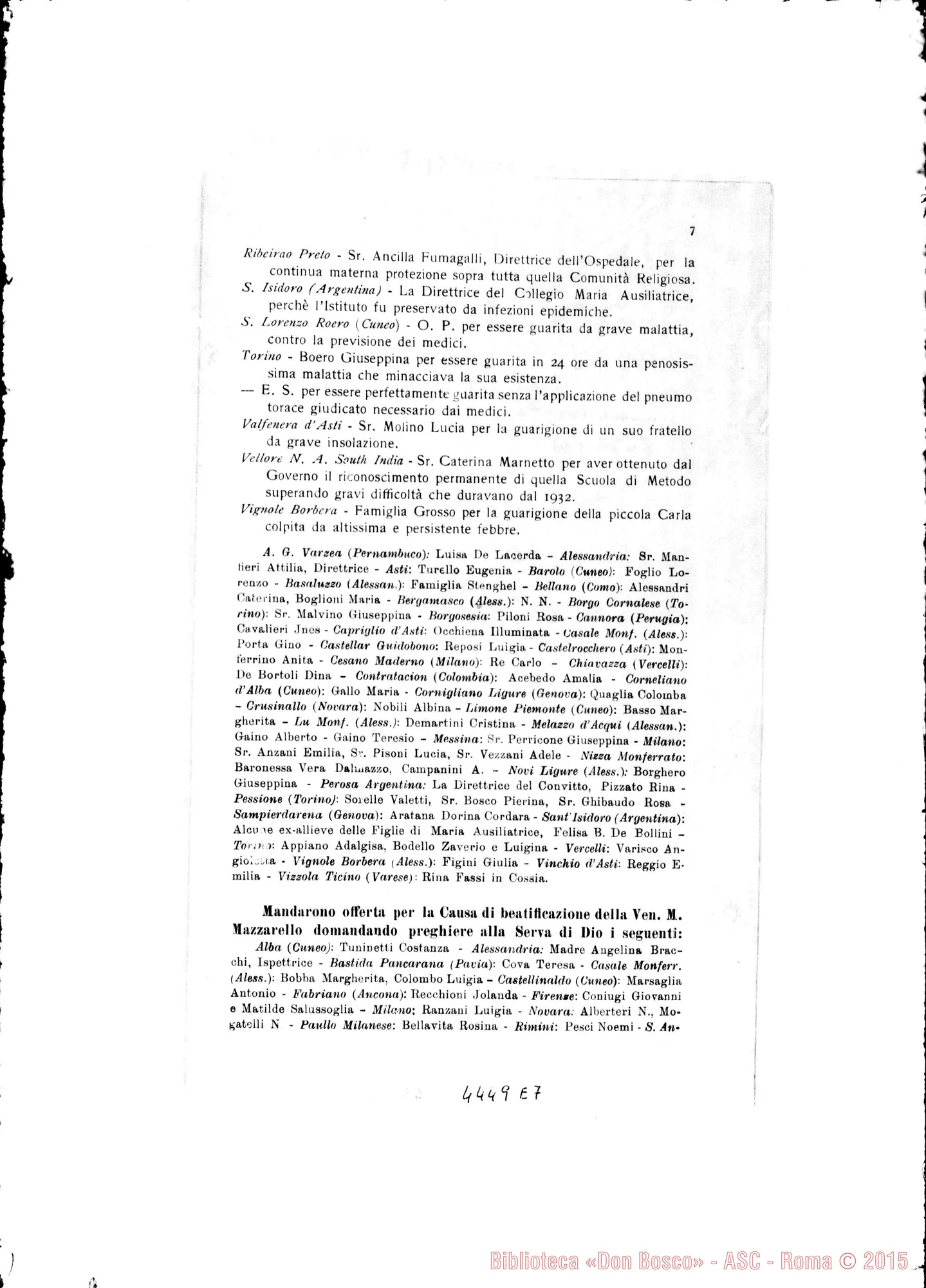 Fotogramma E 7
