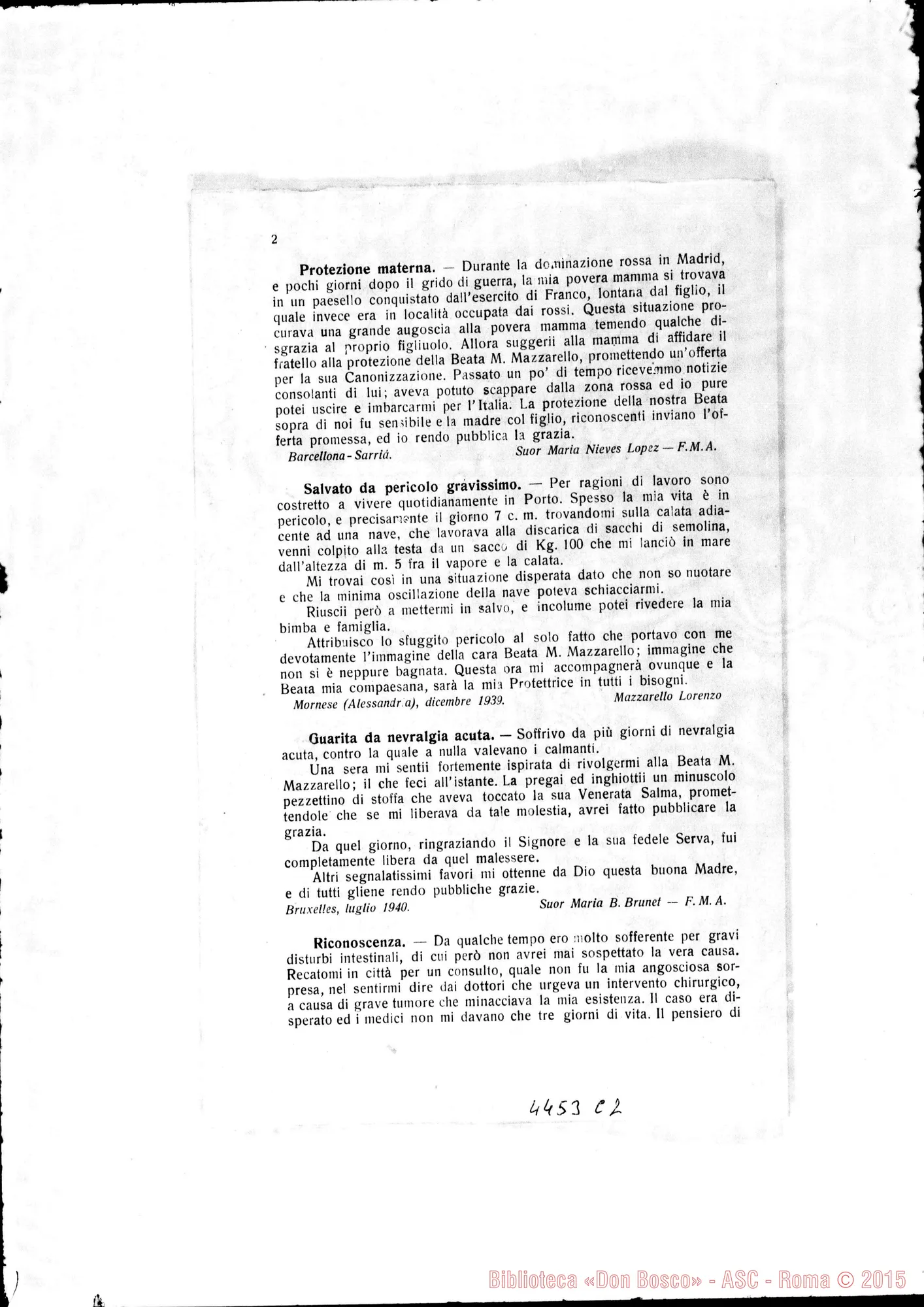 Fotogramma C 2