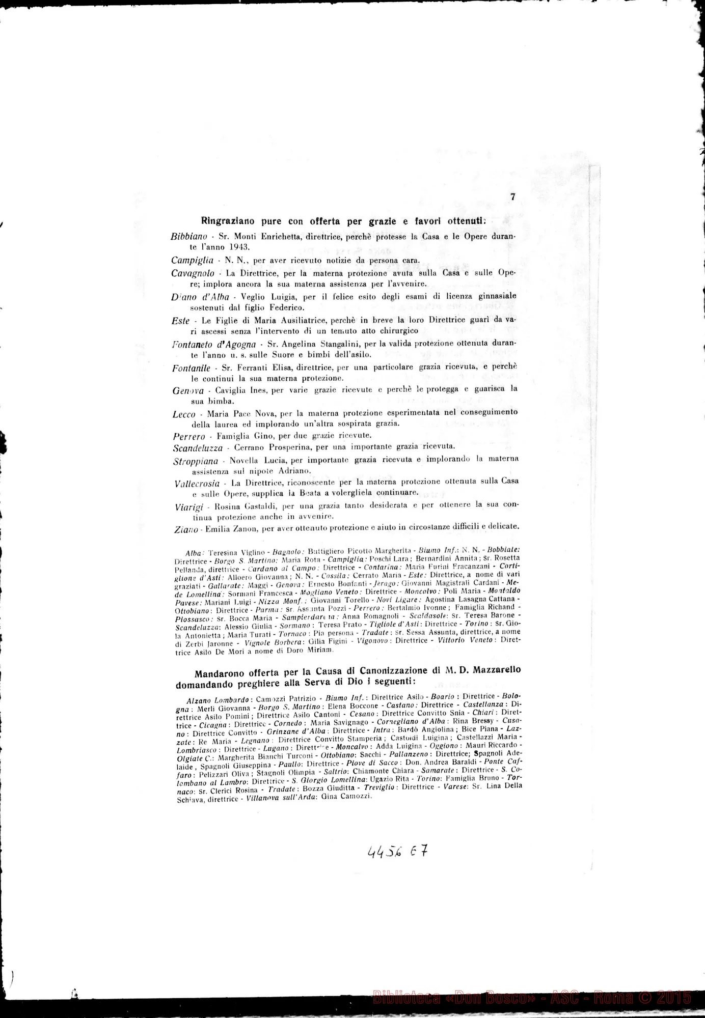 Fotogramma E 7