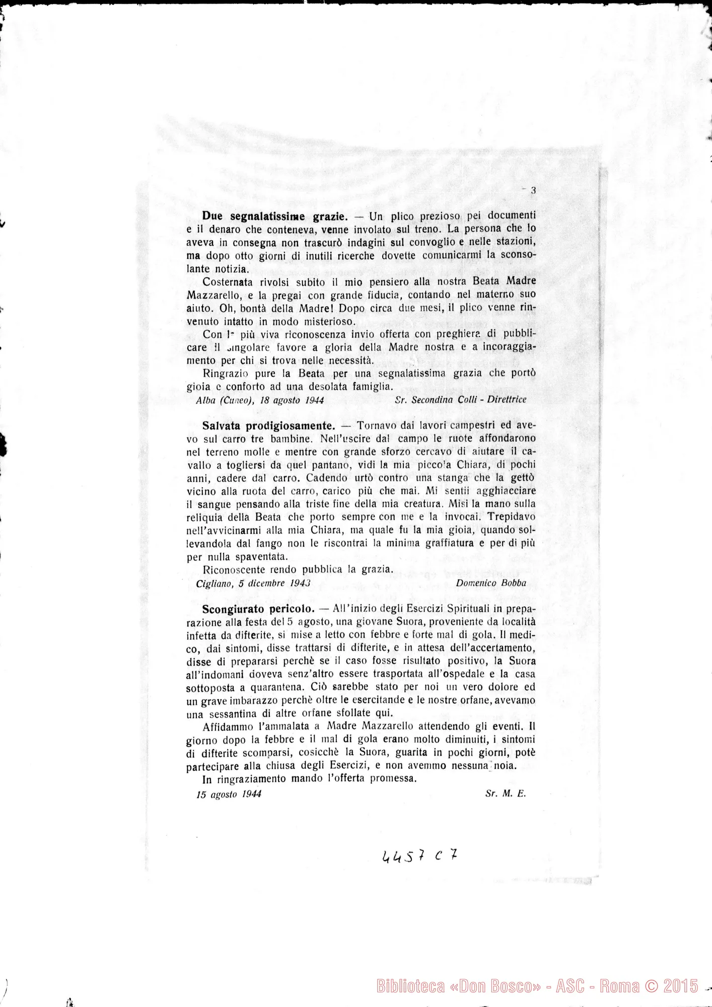 Fotogramma C 7