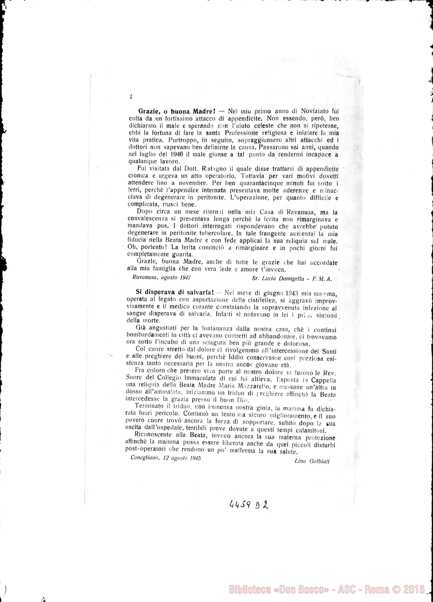 Fotogramma D 2