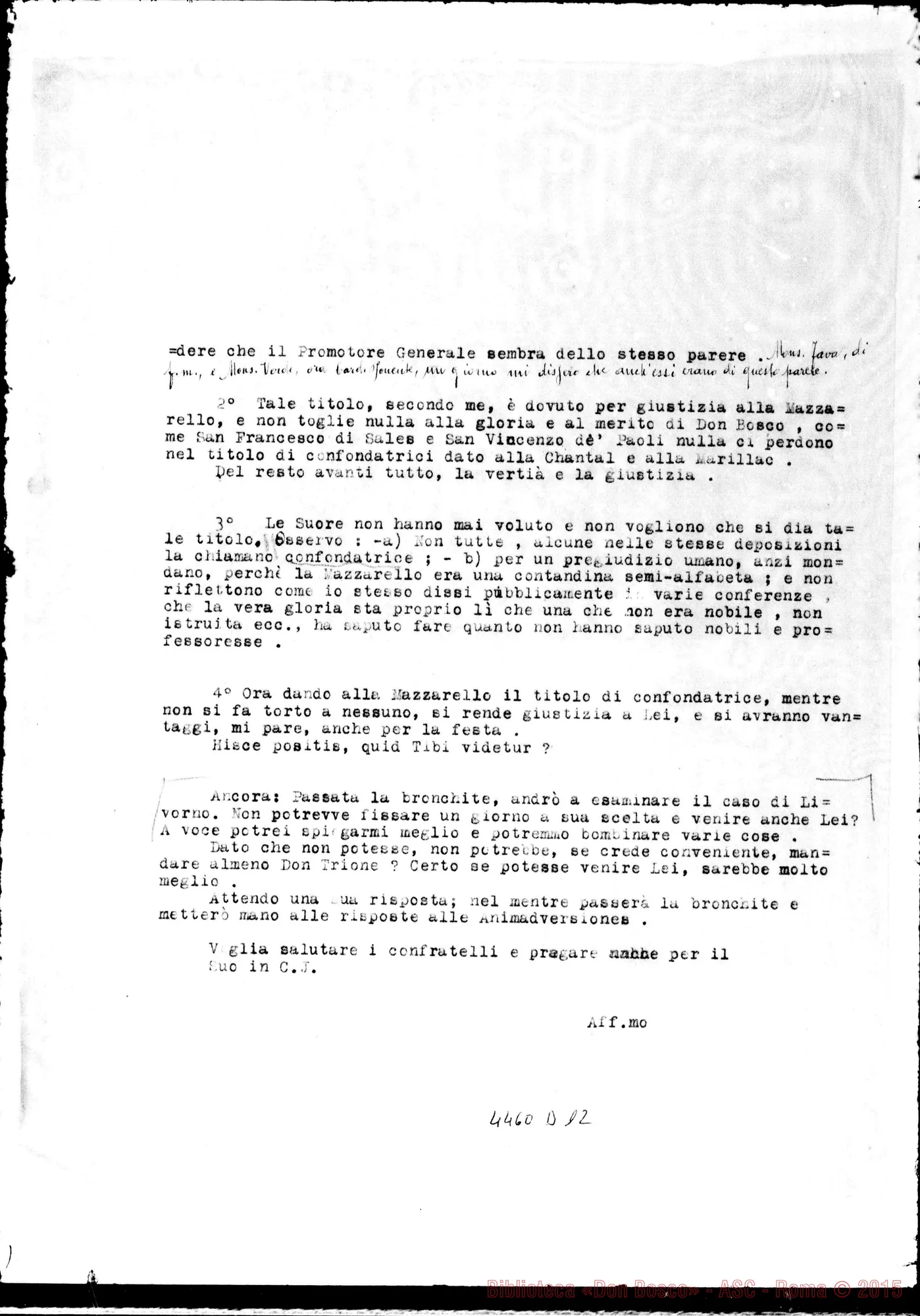 Fotogramma D 12 — Don Maccono-Don Tomasetti. Nizza Monf., 22-03-1935