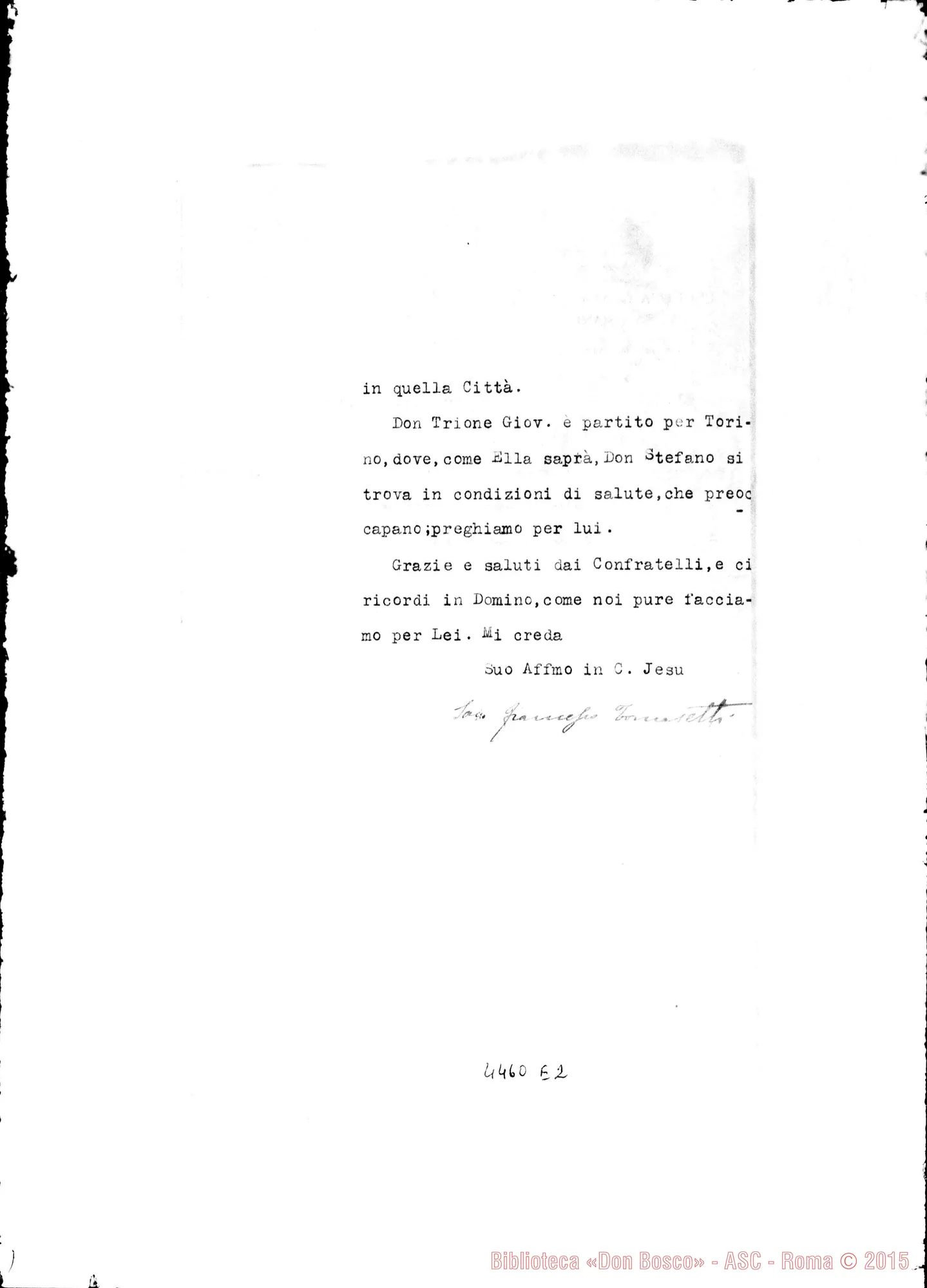 Fotogramma E 2 — Don Tomasetti-Don Maccono. Roma, 23-03-1935