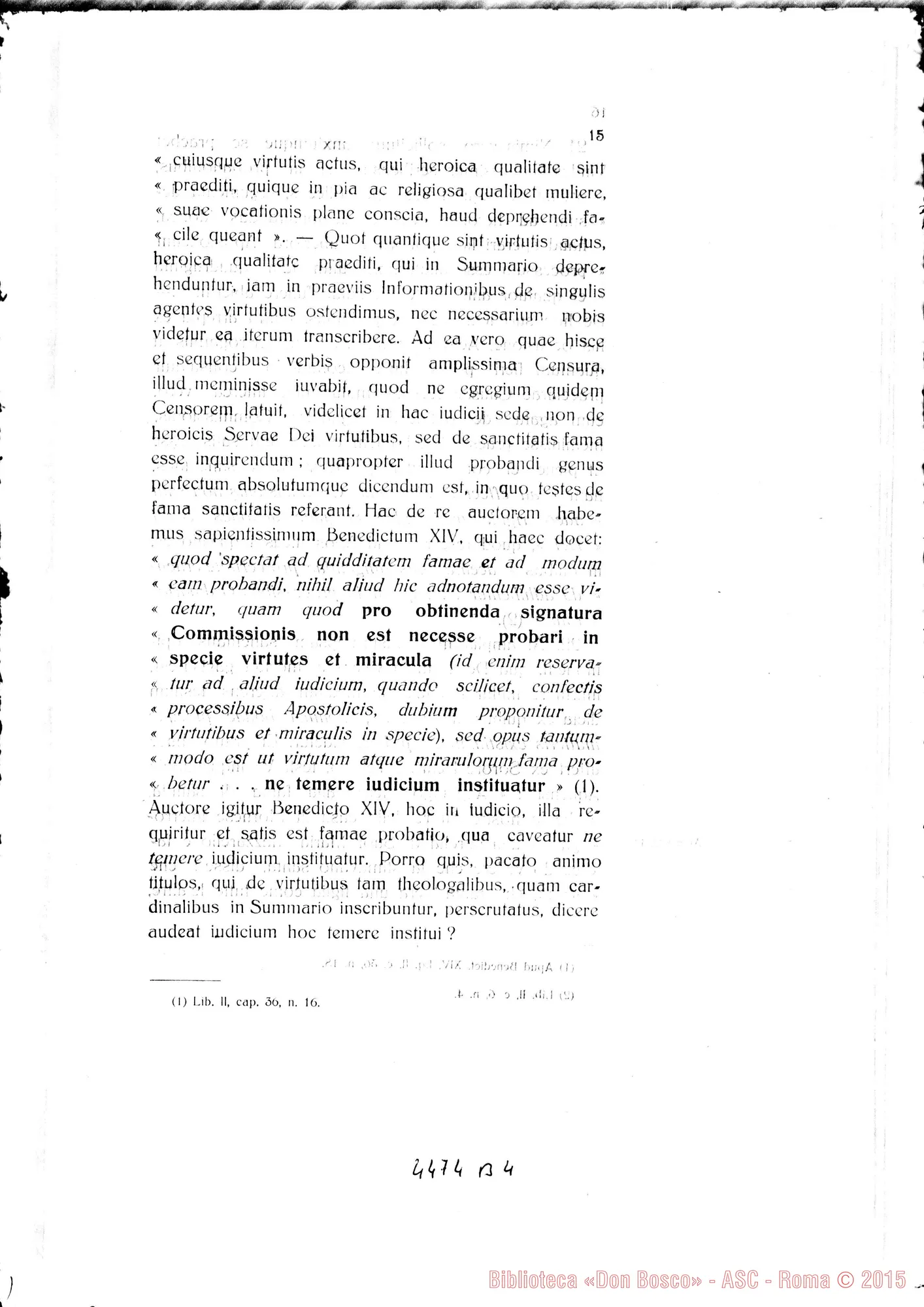 Fotogramma B 4 — Responsio ad animadversiones