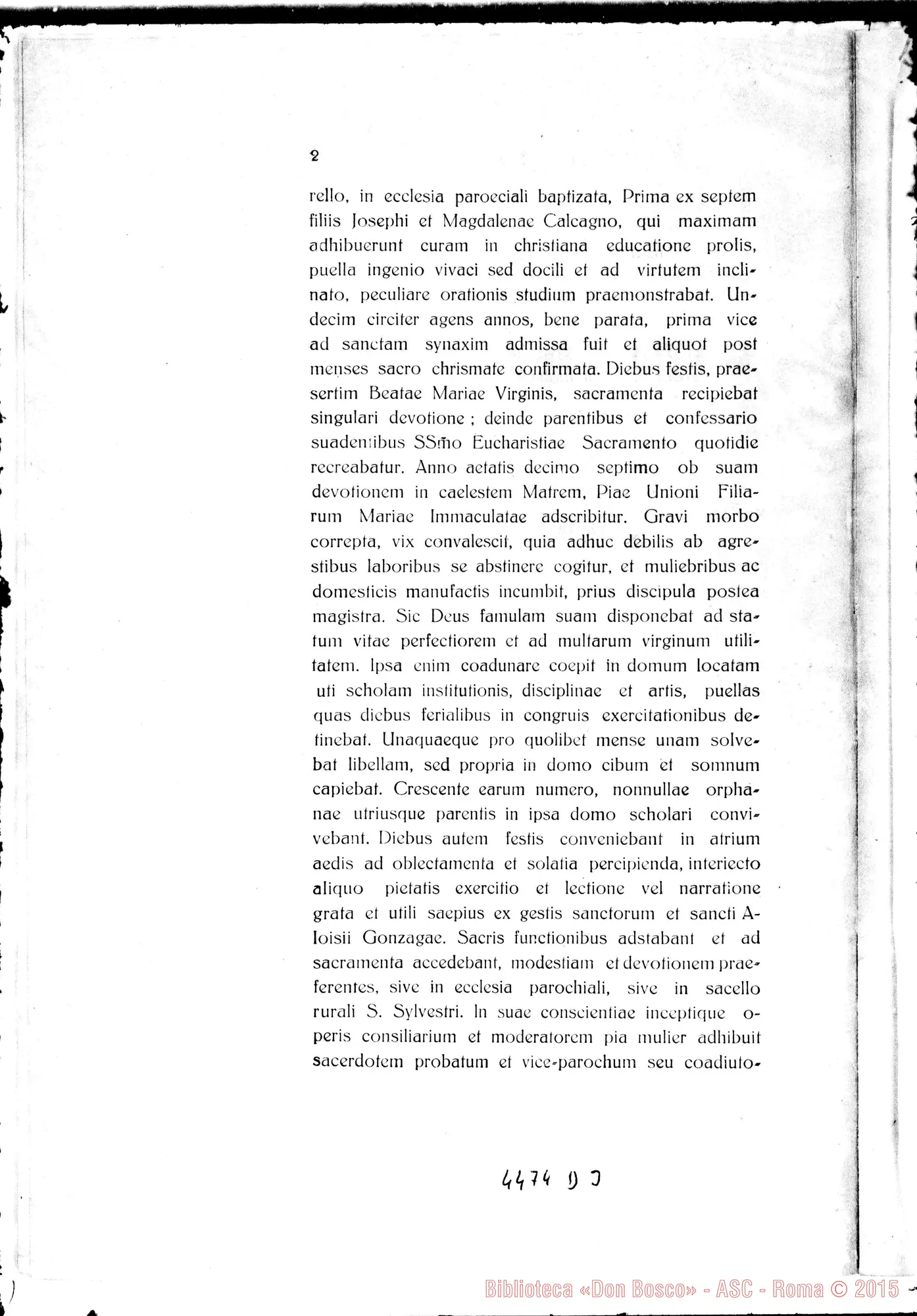 Fotogramma D 3 — Positio super Non Cultu. 1926