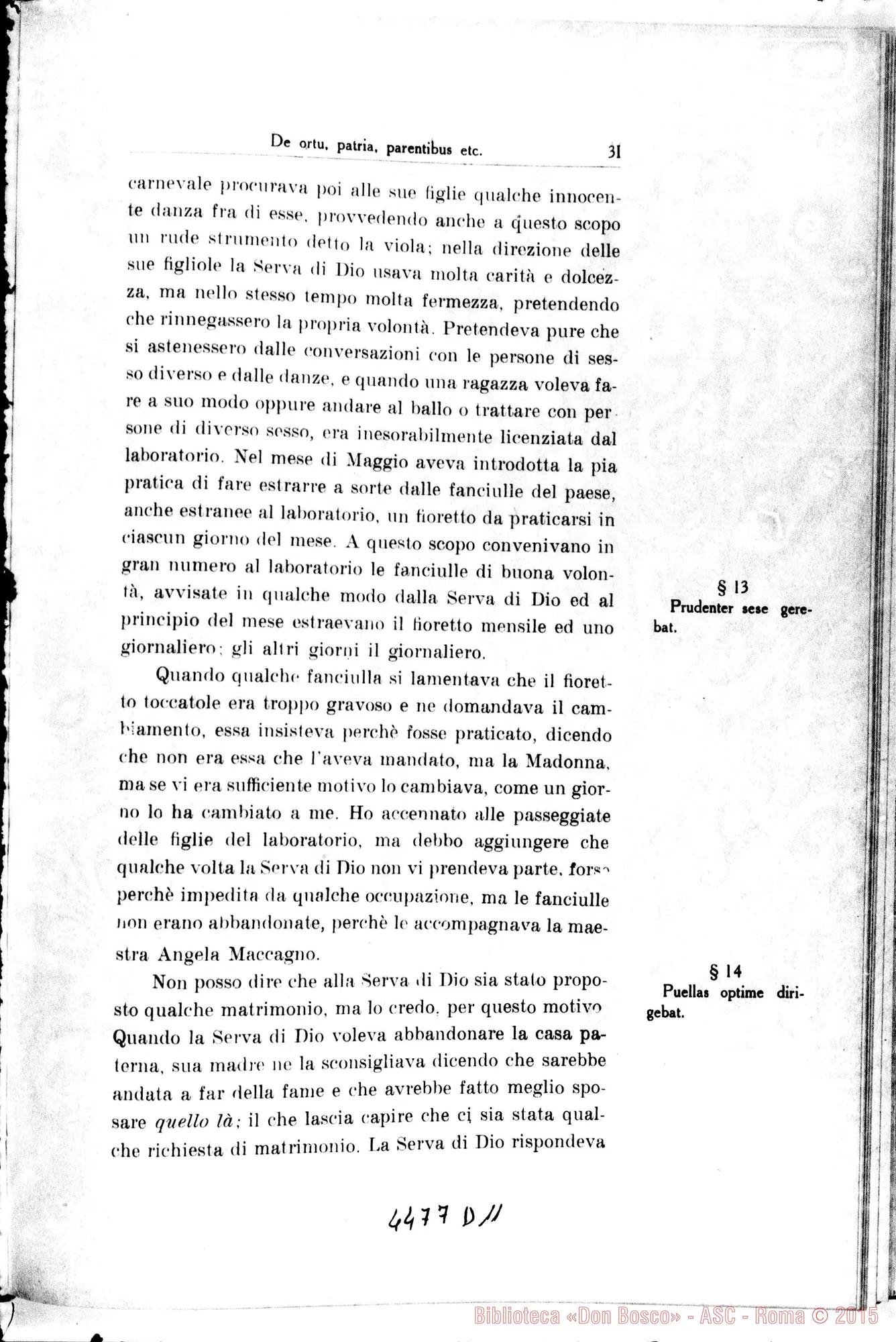 Fotogramma D 11 — Catalogus testium eorumque scientiae causa