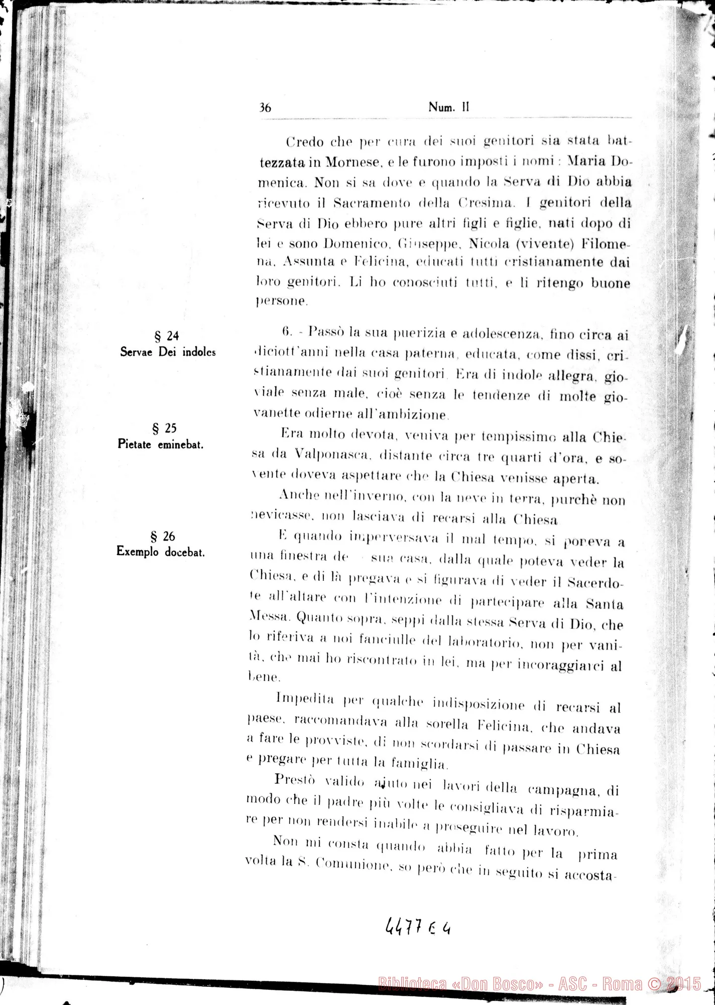 Fotogramma E 4 — Catalogus testium eorumque scientiae causa