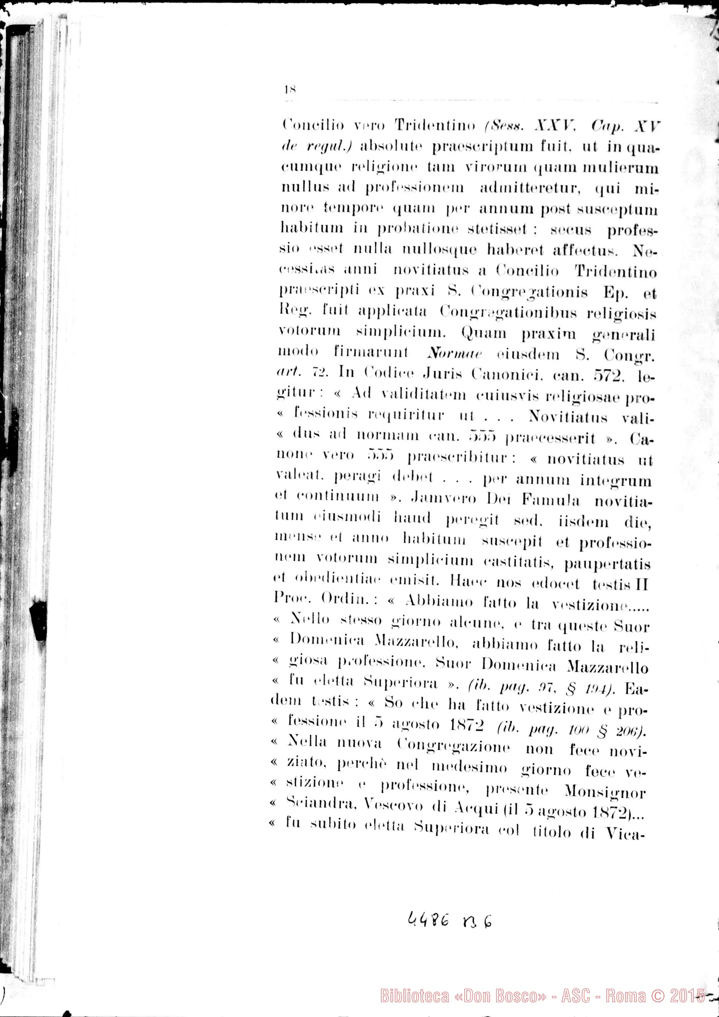 Fotogramma B 6 — Animadversiones R.P. Promotoris Generalis Fidei. Ottobre 1934