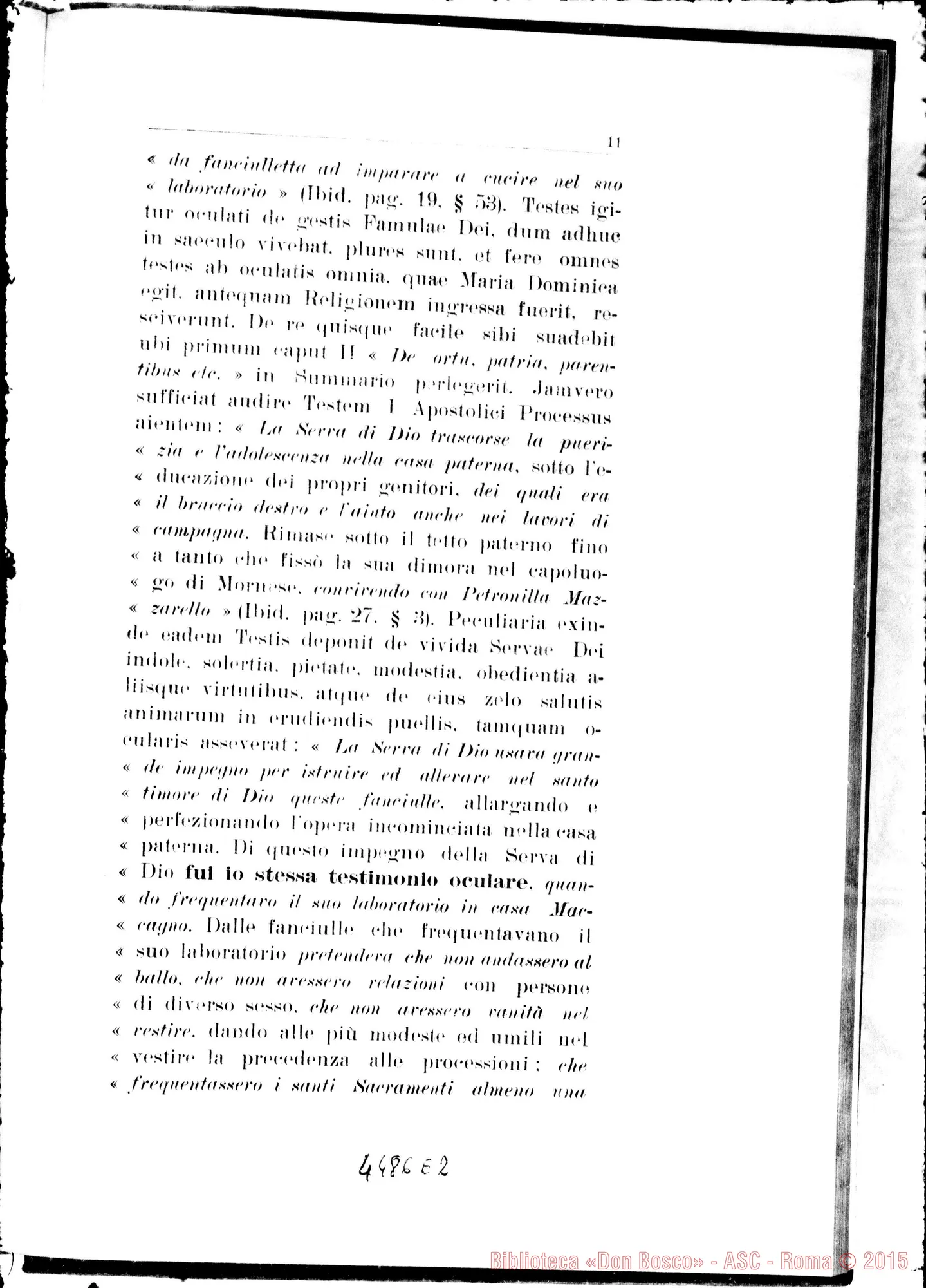 Fotogramma E 2 — Responsio ad animadversiones. Novembre 1934