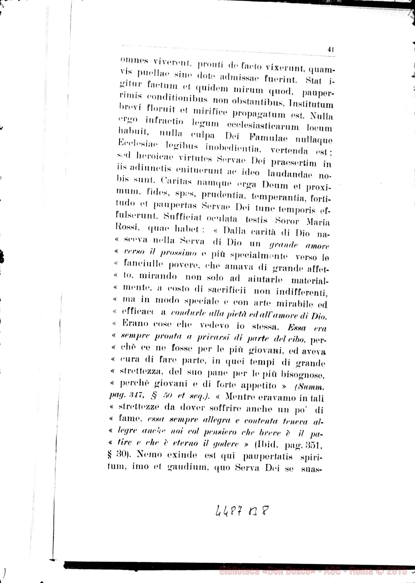 Fotogramma B 8 — Responsio ad animadversiones. Novembre 1934