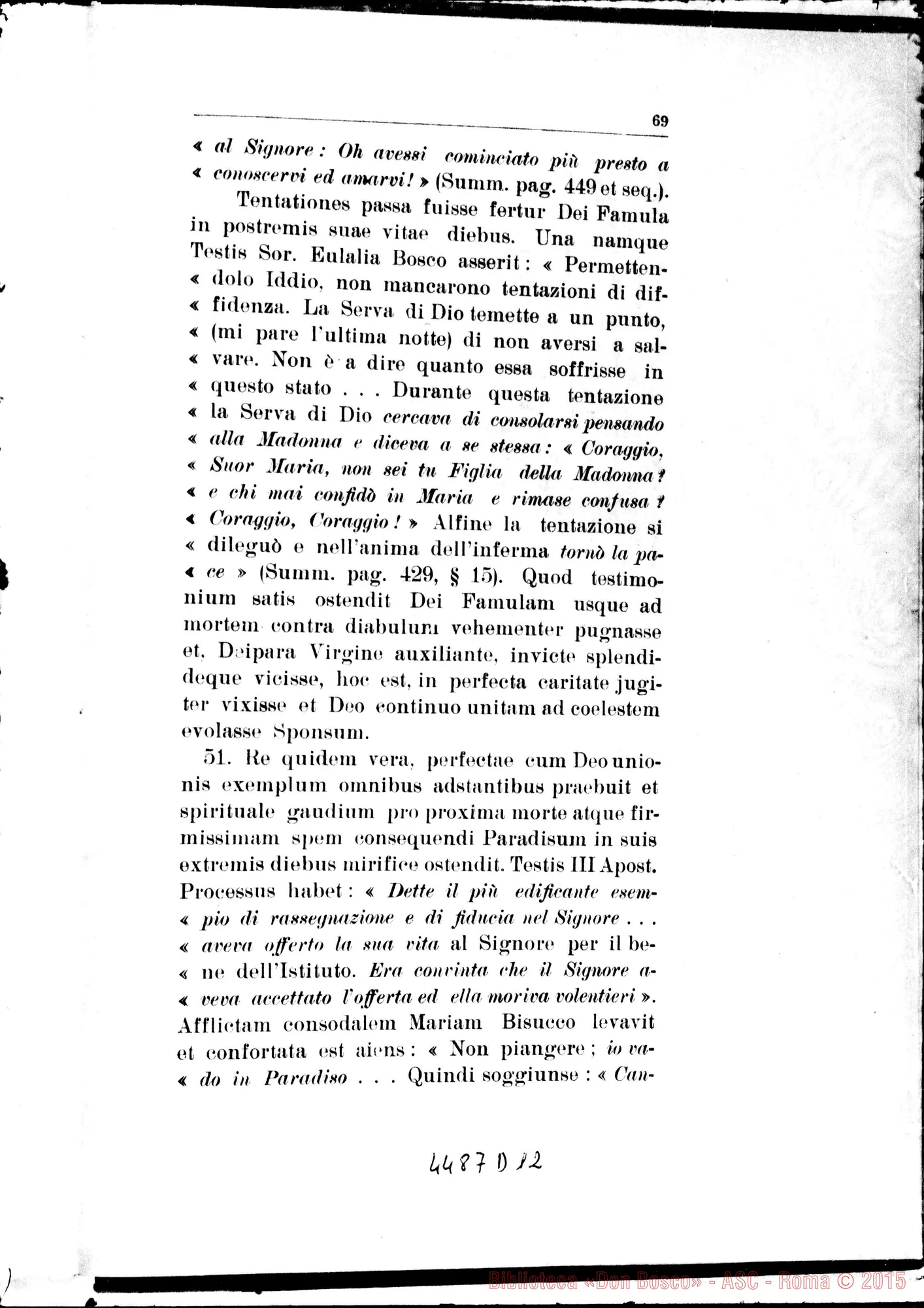 Fotogramma D 12 — Responsio ad animadversiones. Novembre 1934
