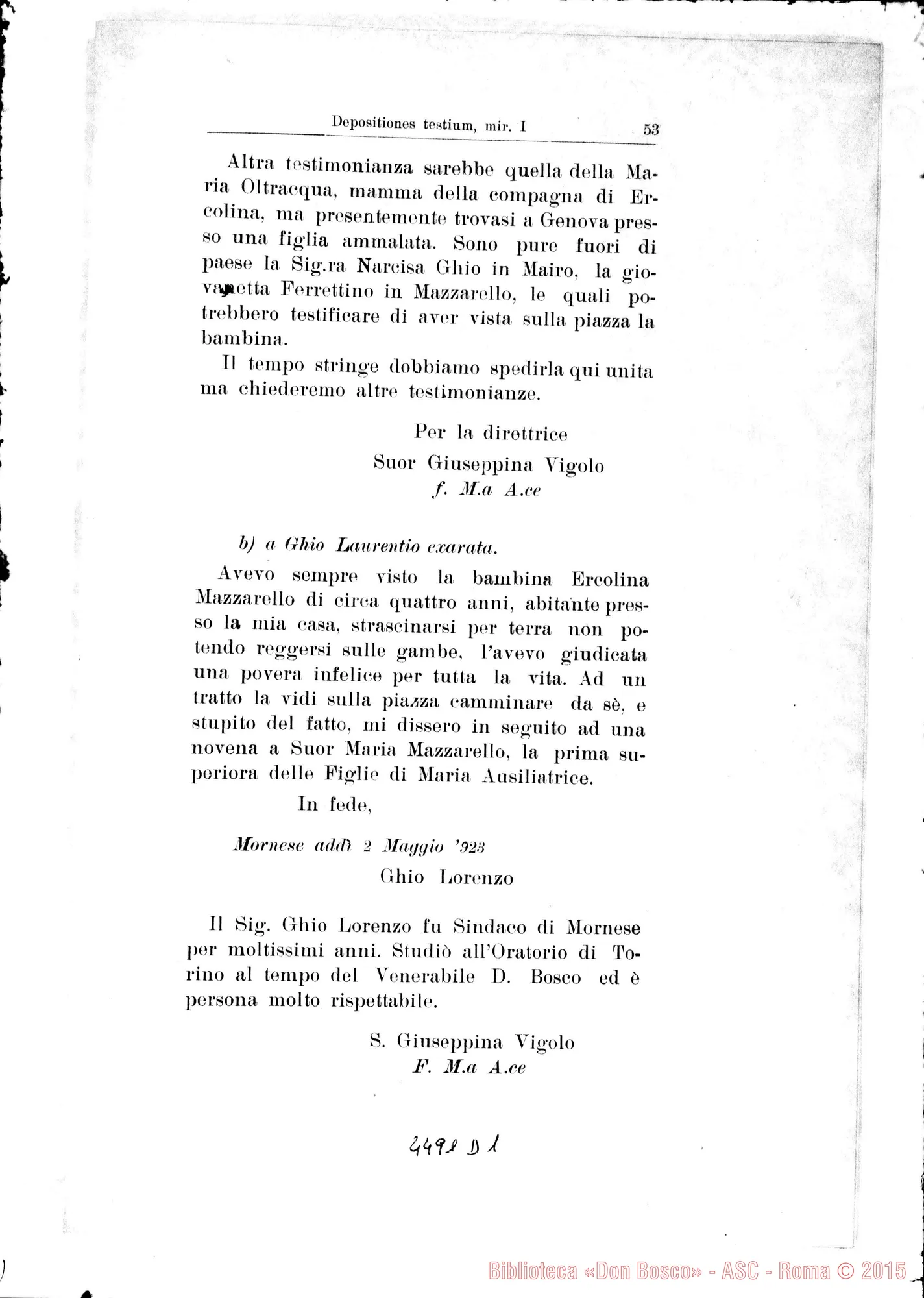 Fotogramma D 1