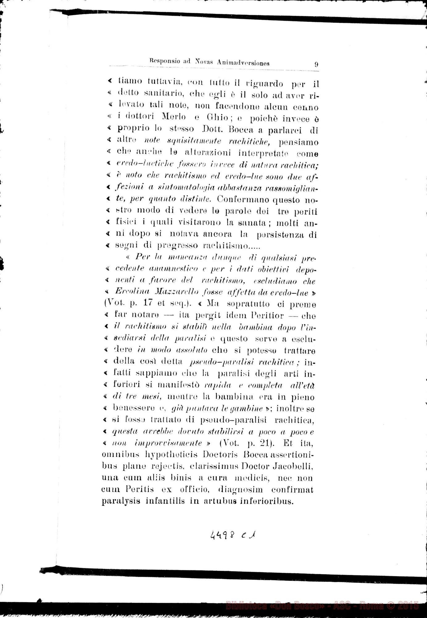 Fotogramma C 1 — Nova positio super miraculis. Agosto 1937