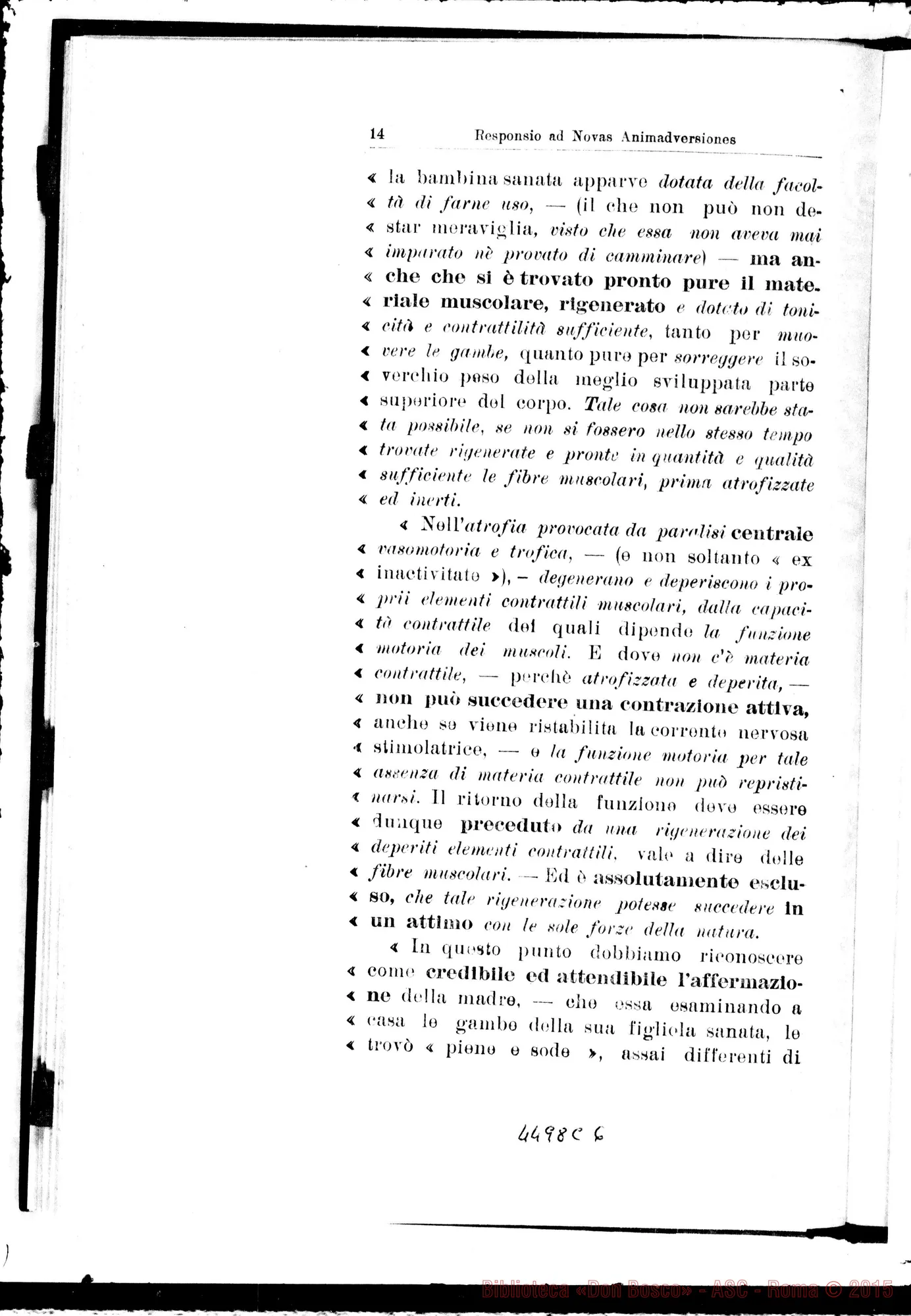 Fotogramma C 6 — Nova positio super miraculis. Agosto 1937