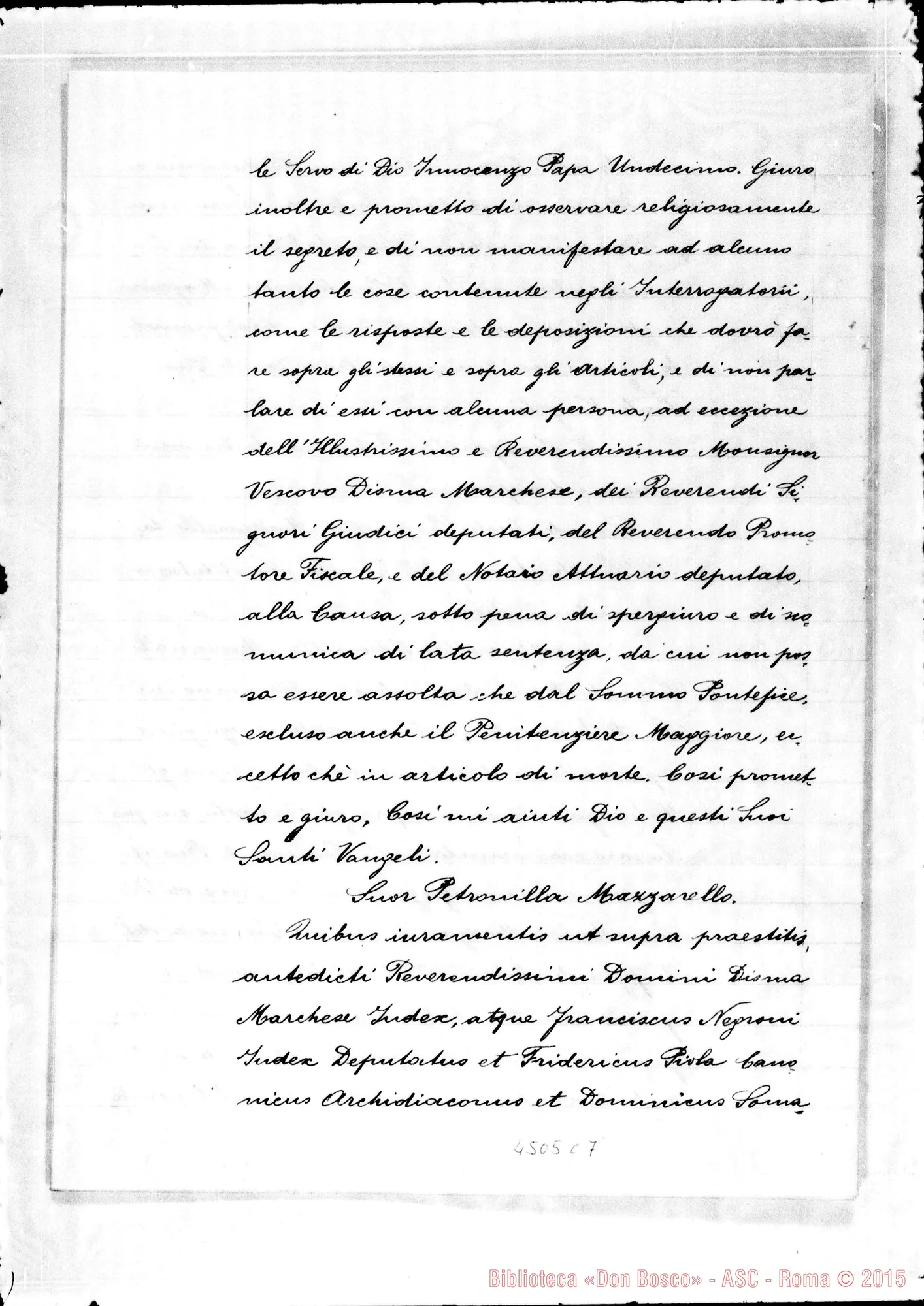 Fotogramma C 7 — Notula testium