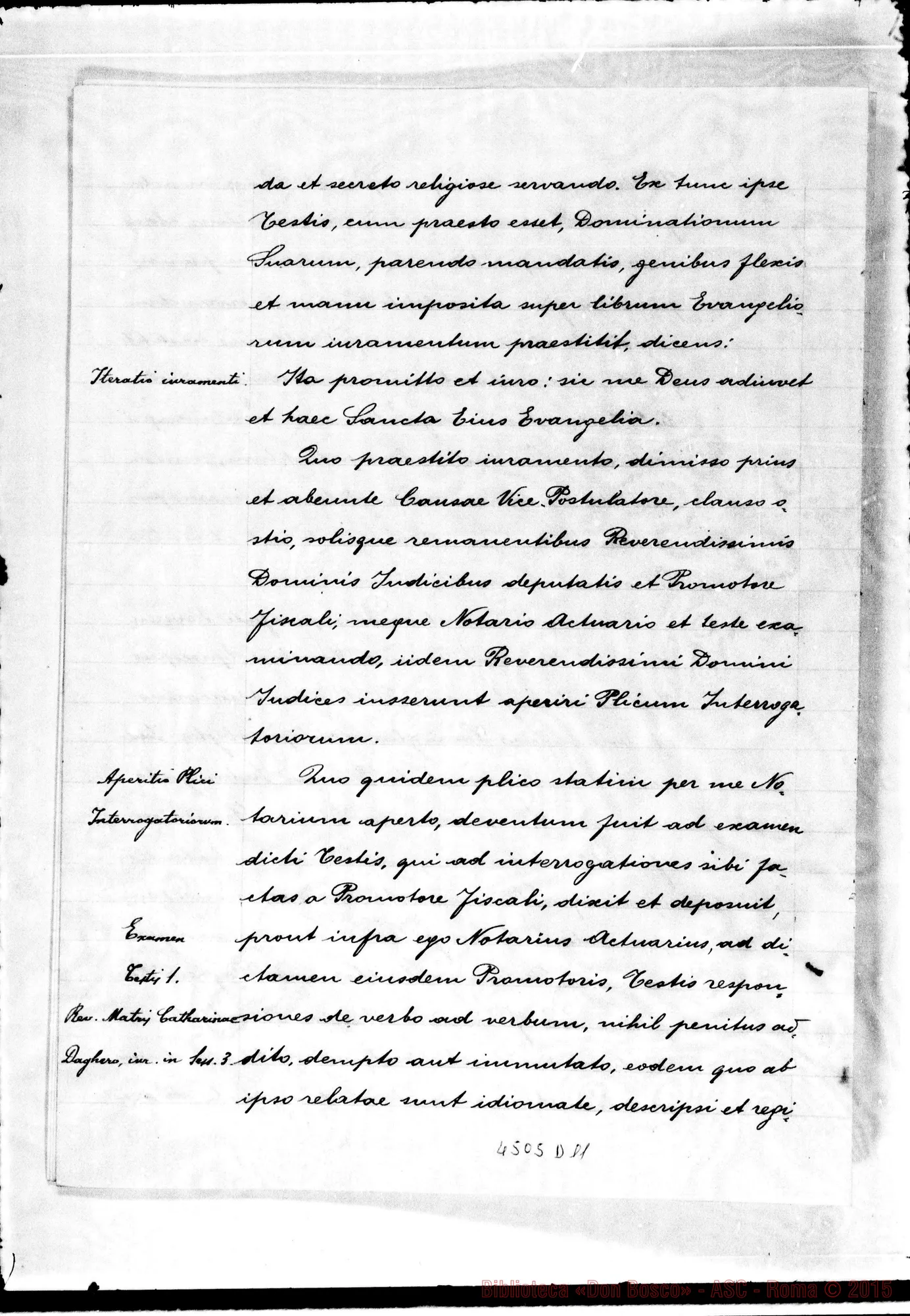 Fotogramma D 11 — Daghero Caterina, Superiora Generale