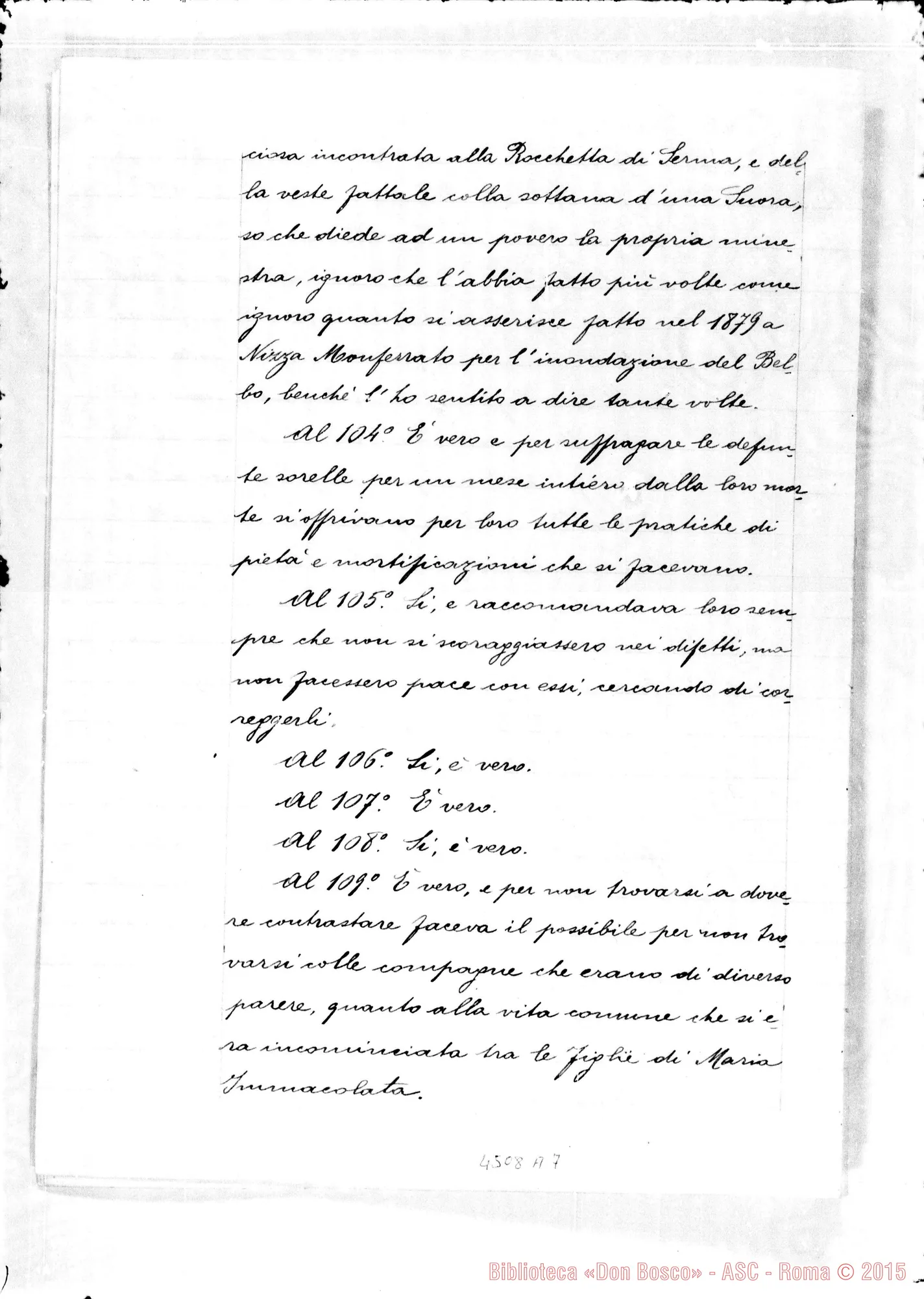 Fotogramma A 7 — Mazzarello Petronilla, suora