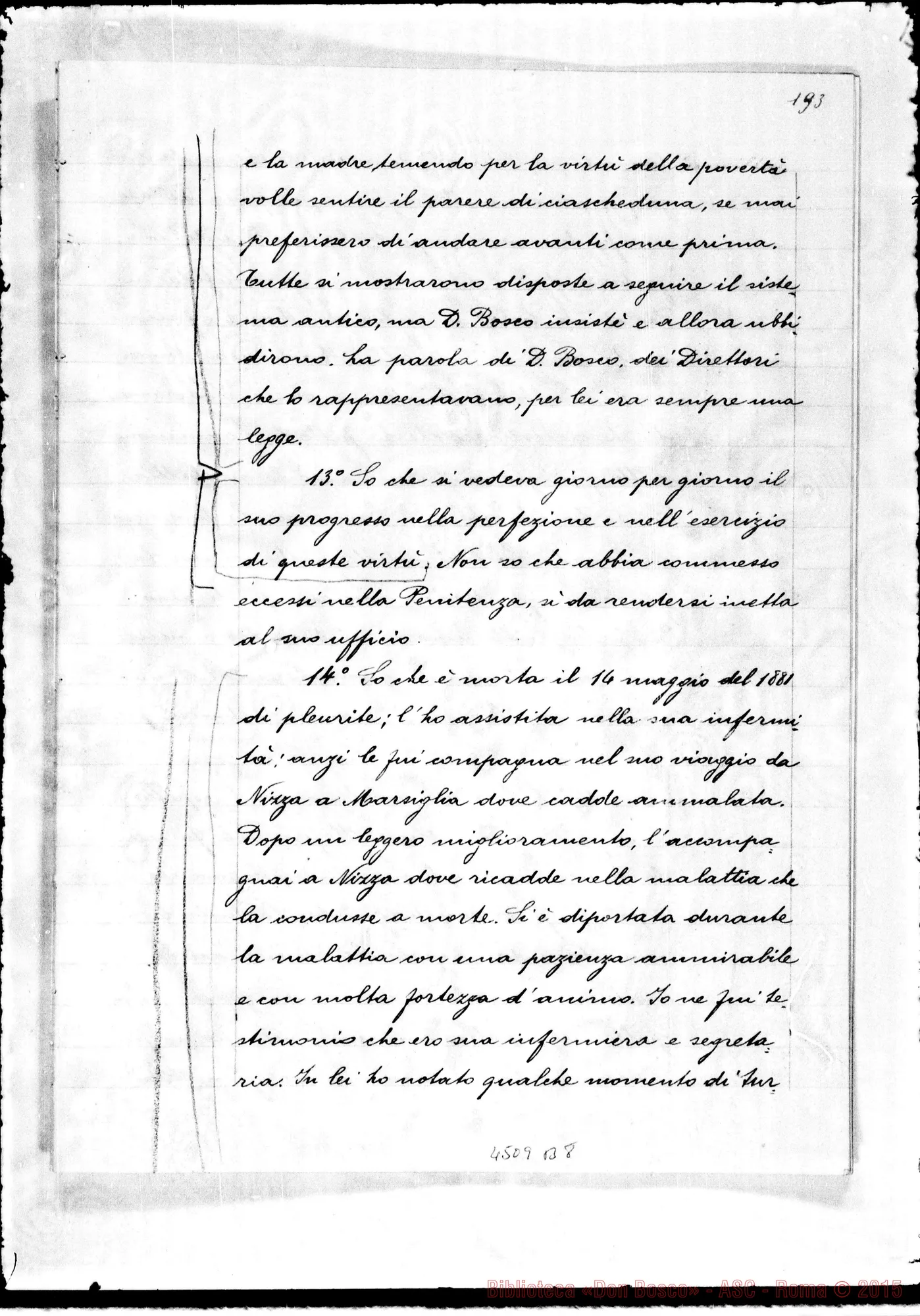 Fotogramma B 8 — Roncallo Elisa, suora