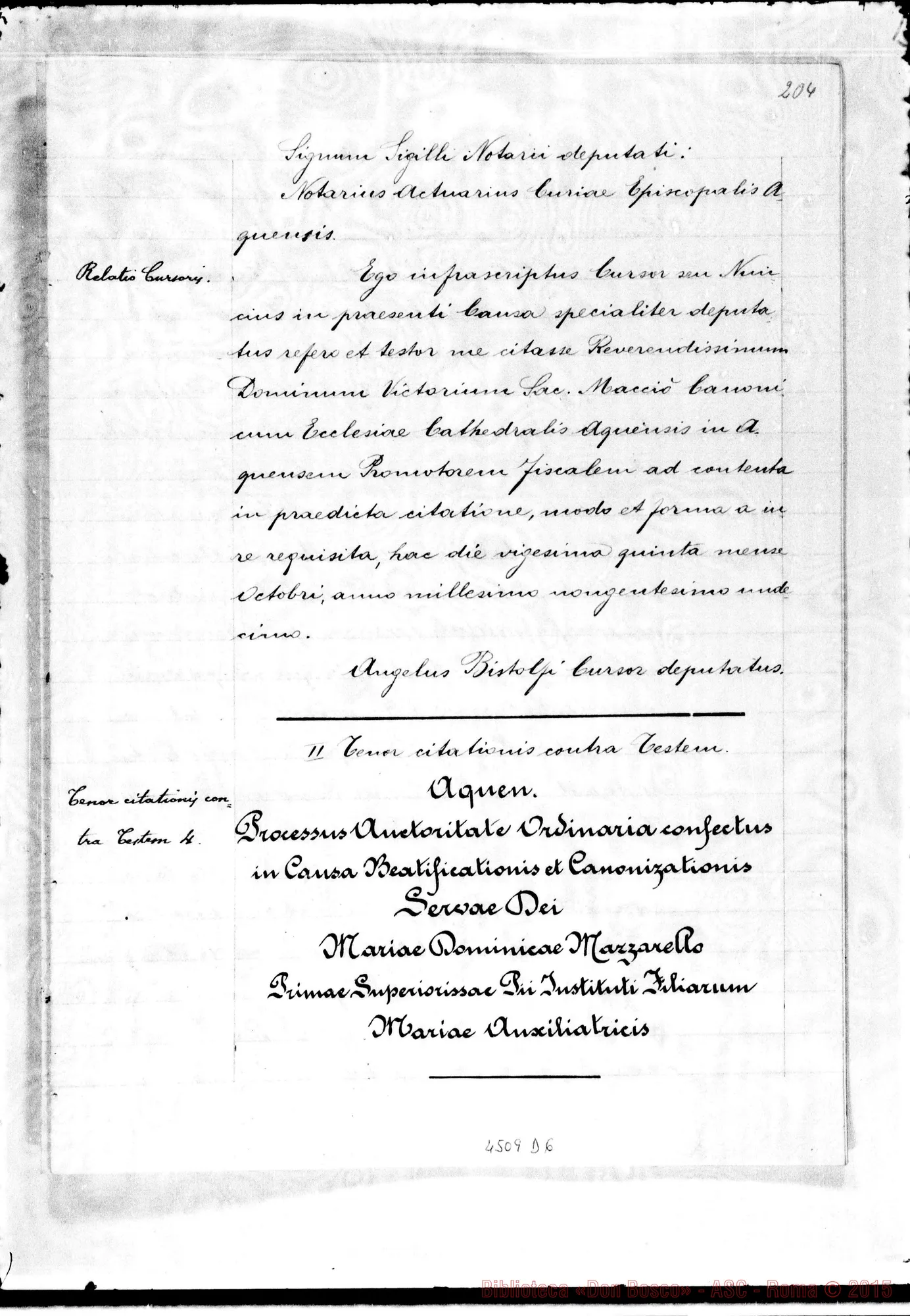 Fotogramma D 6 — Roncallo Elisa, suora