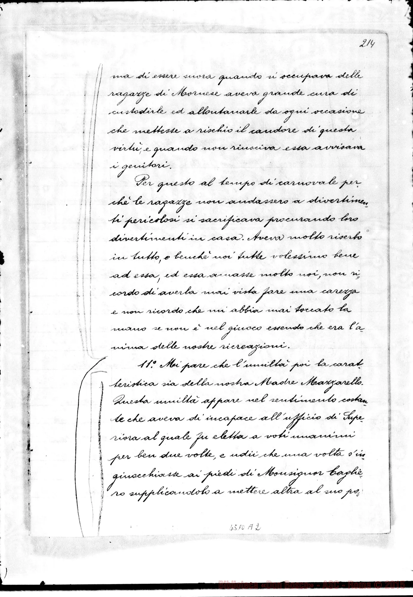 Fotogramma A 2 — Telesio Enrichetta, suora