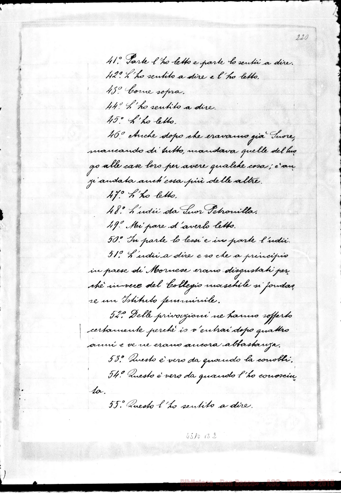Fotogramma B 2 — Telesio Enrichetta, suora