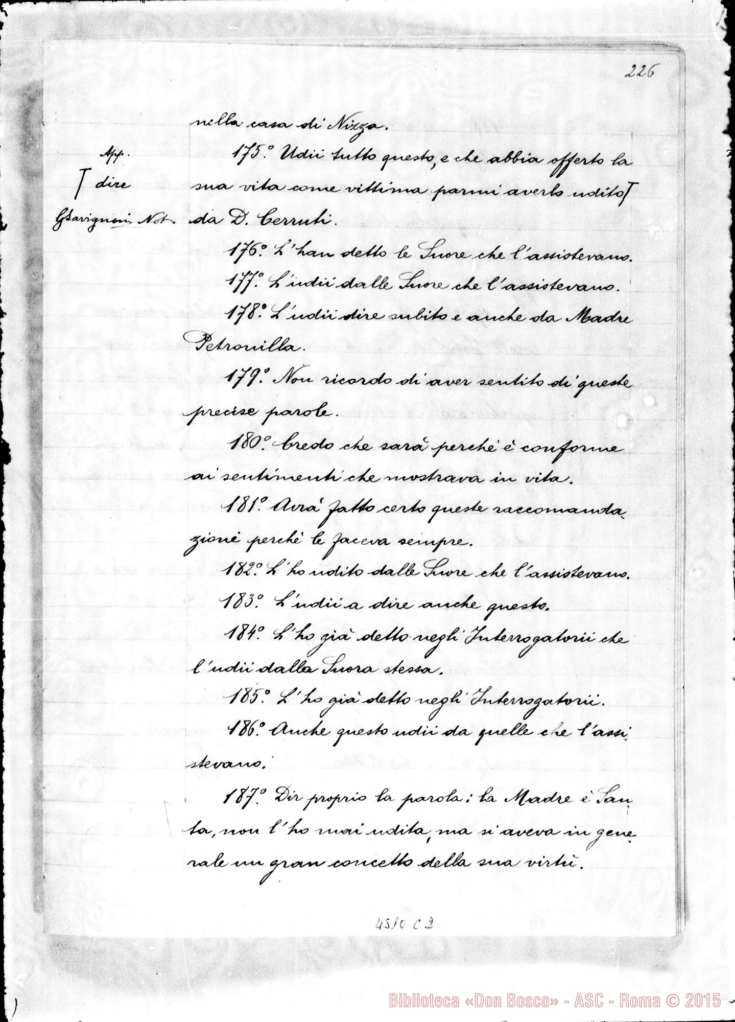 Fotogramma C 2 — Telesio Enrichetta, suora