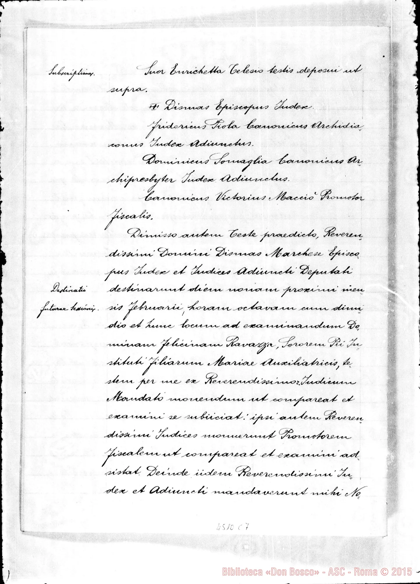 Fotogramma C 7 — Telesio Enrichetta, suora