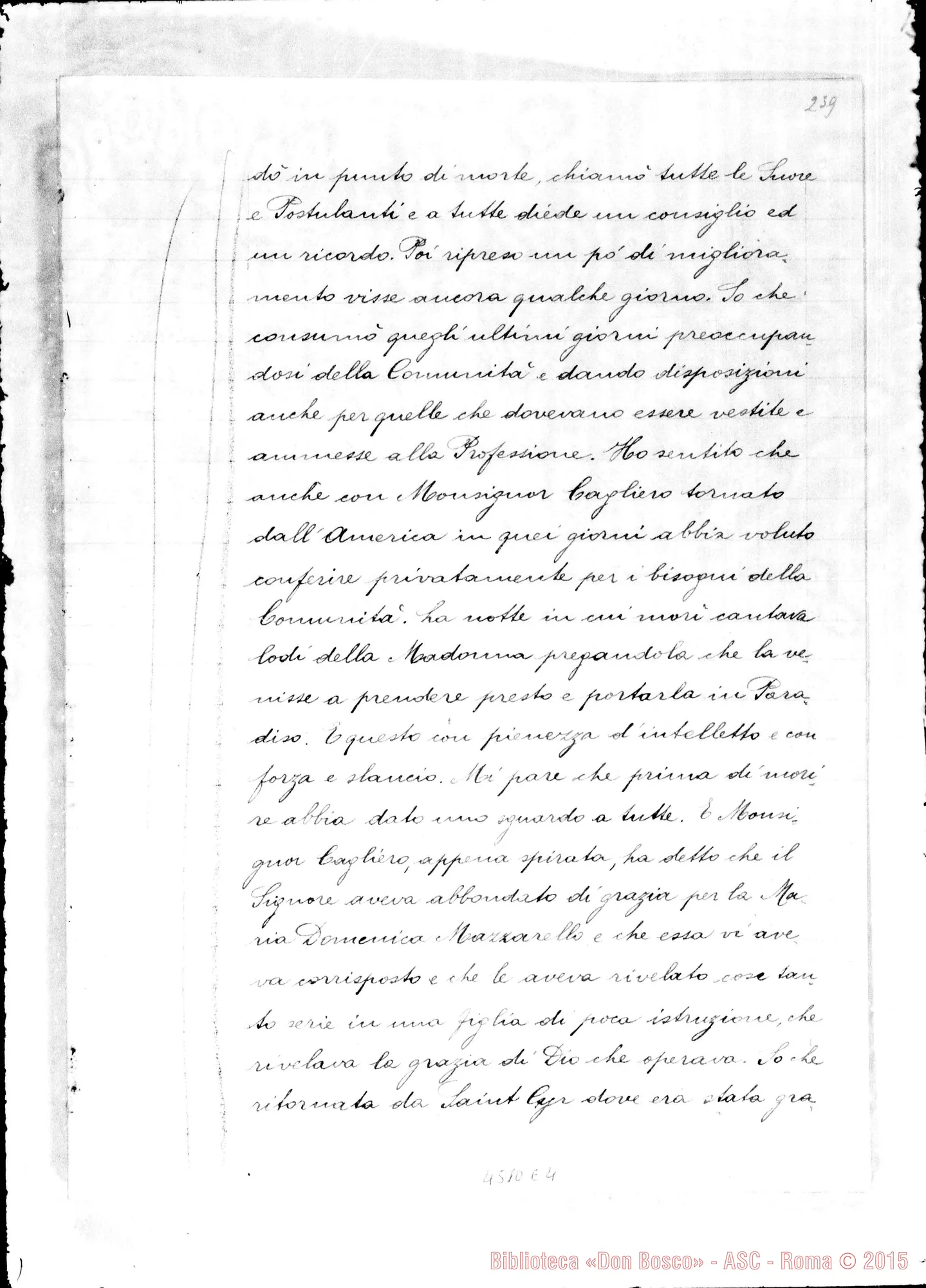 Fotogramma E 4 — Ravazza Felicina, suora