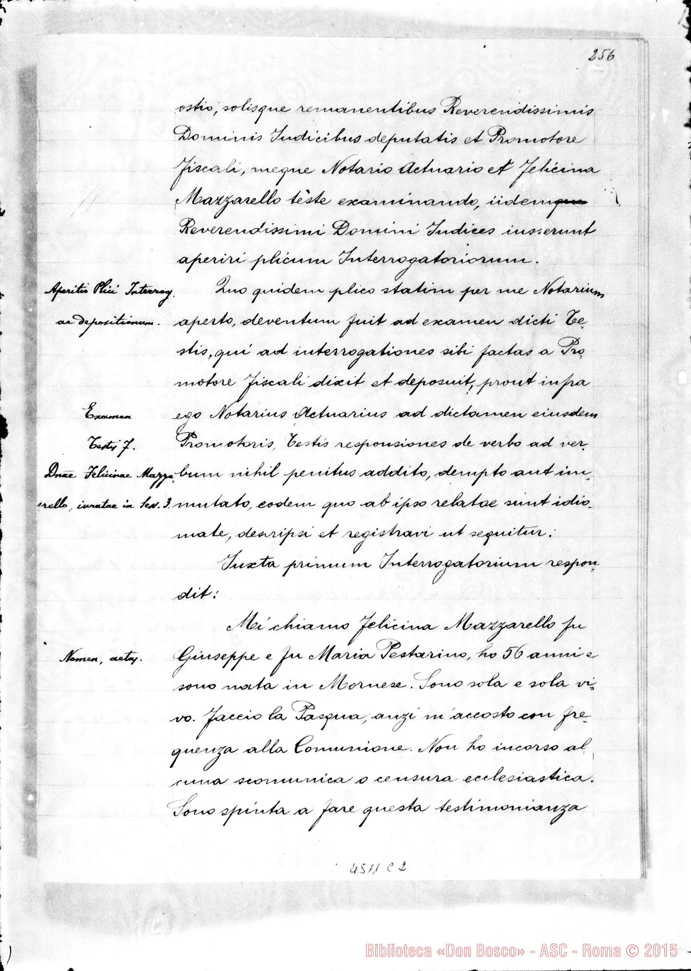 Fotogramma C 2 — Mazzarello Felicina