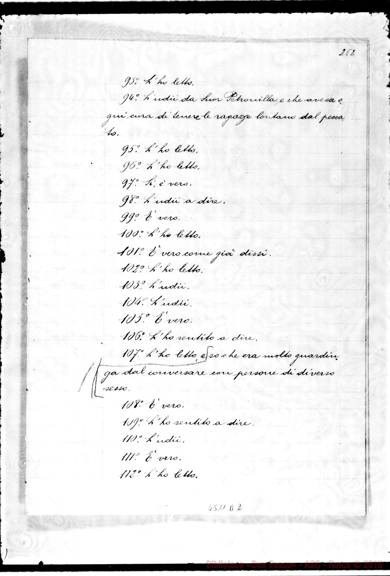Fotogramma D 2 — Mazzarello Felicina