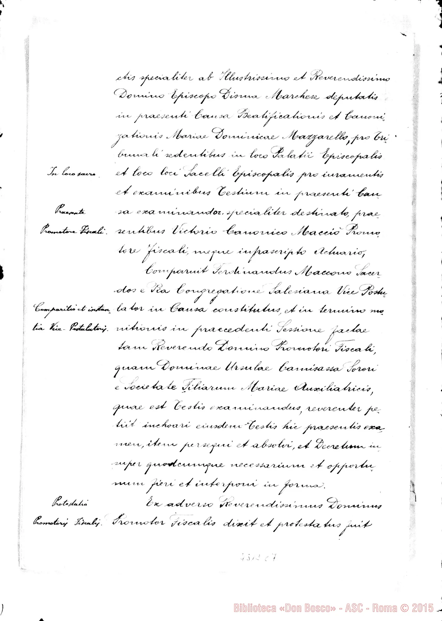 Fotogramma C 7 — Pestarino Carlotta, suora